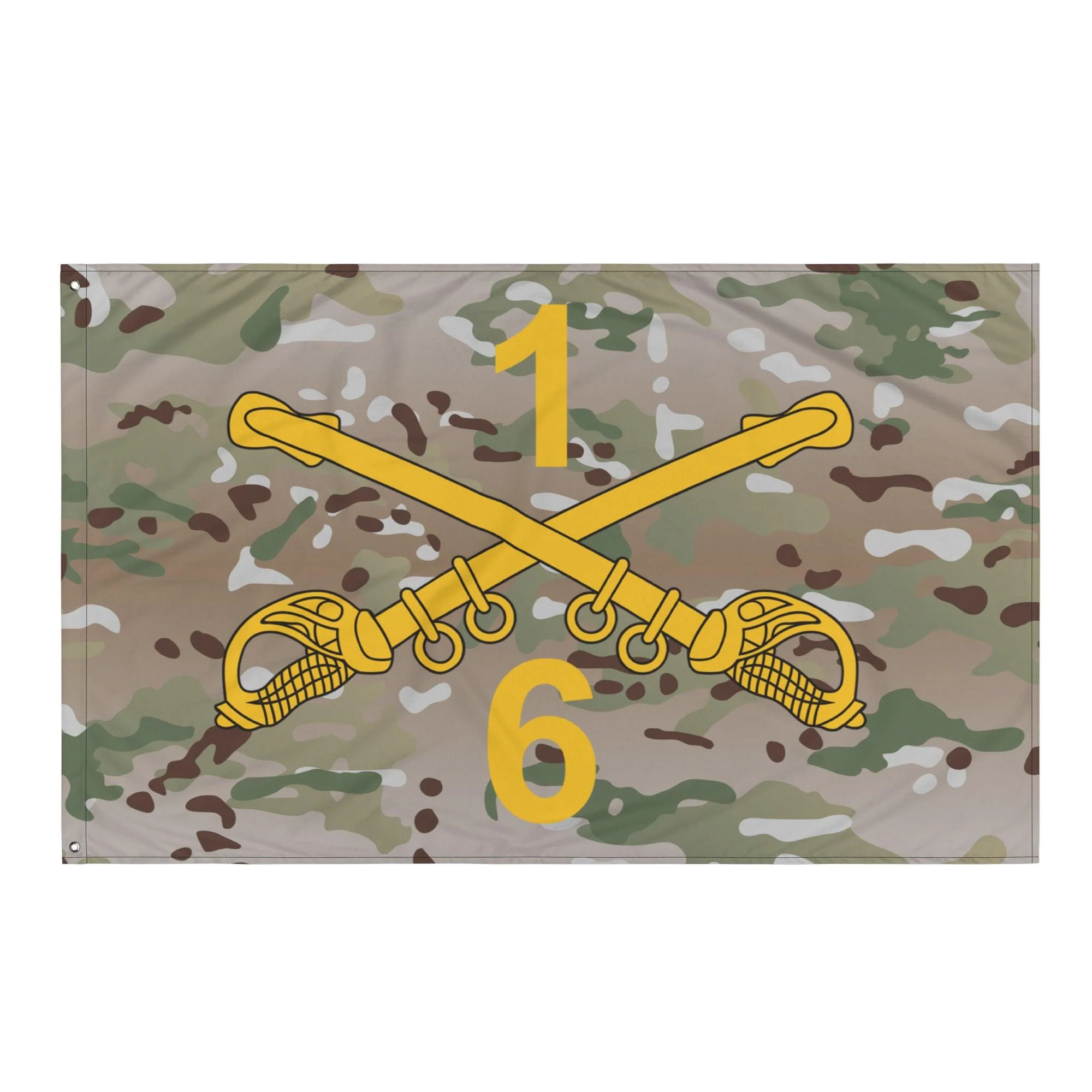 6-1 CAV "Dragoons" Multicam Wall Flag