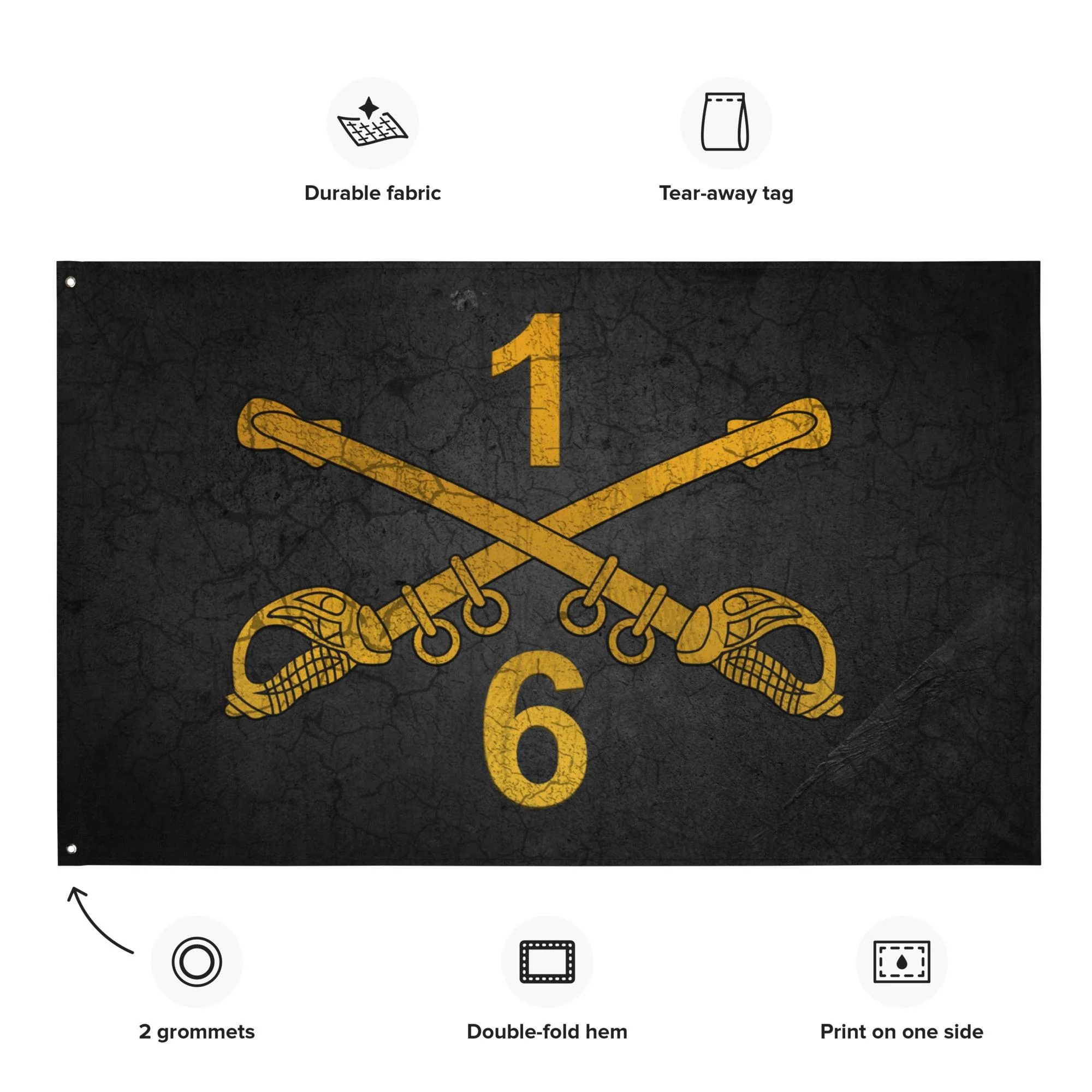 6-1 CAV Cavalry Sabers Black Flag - Image 2