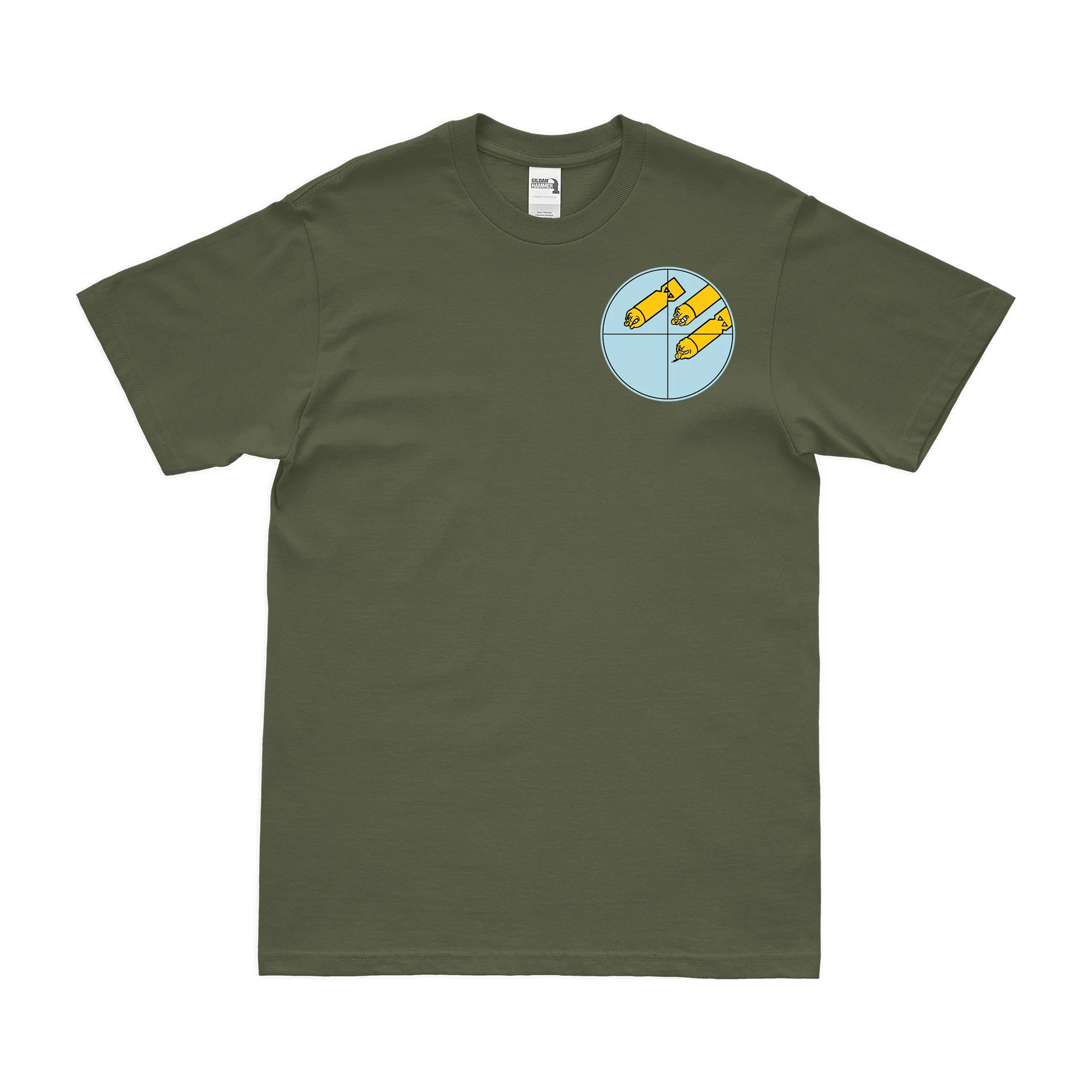 615th Bomb Squadron Left Chest Emblem T-Shirt - Image 2