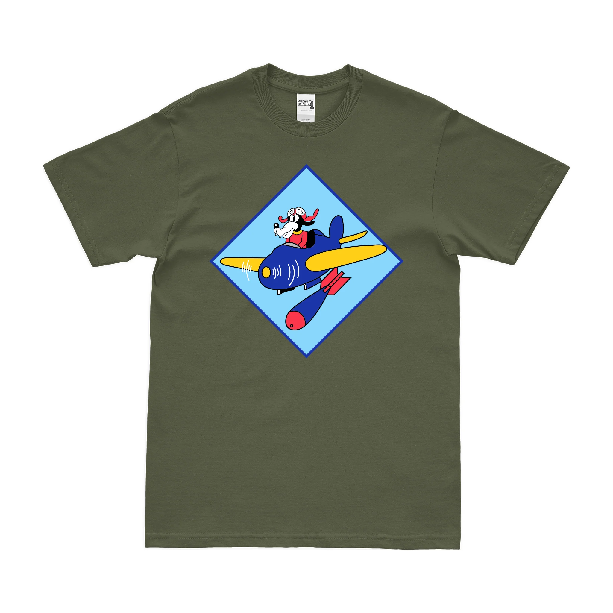616th Bombardment Squadron Tuskegee Airmen T-Shirt - Image 2