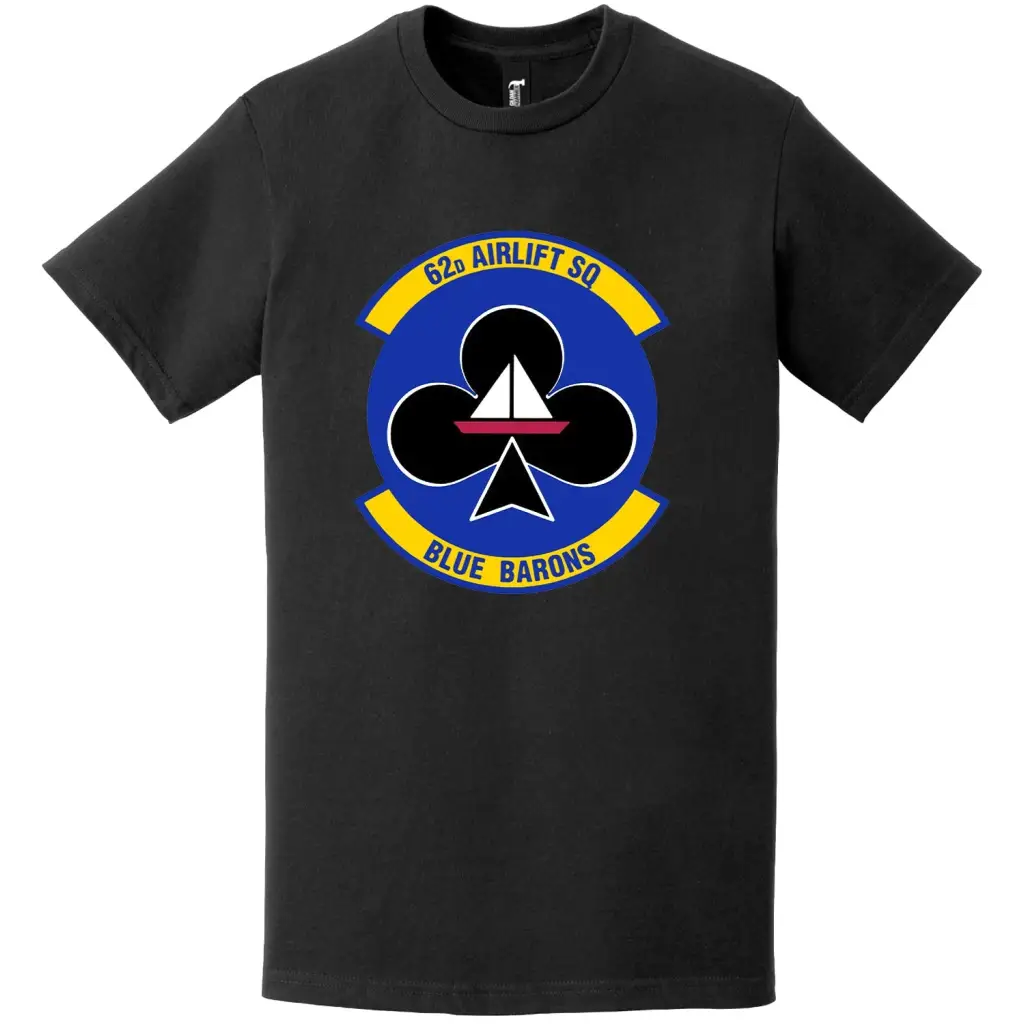 62nd Airlift Squadron Logo Emblem T-Shirt