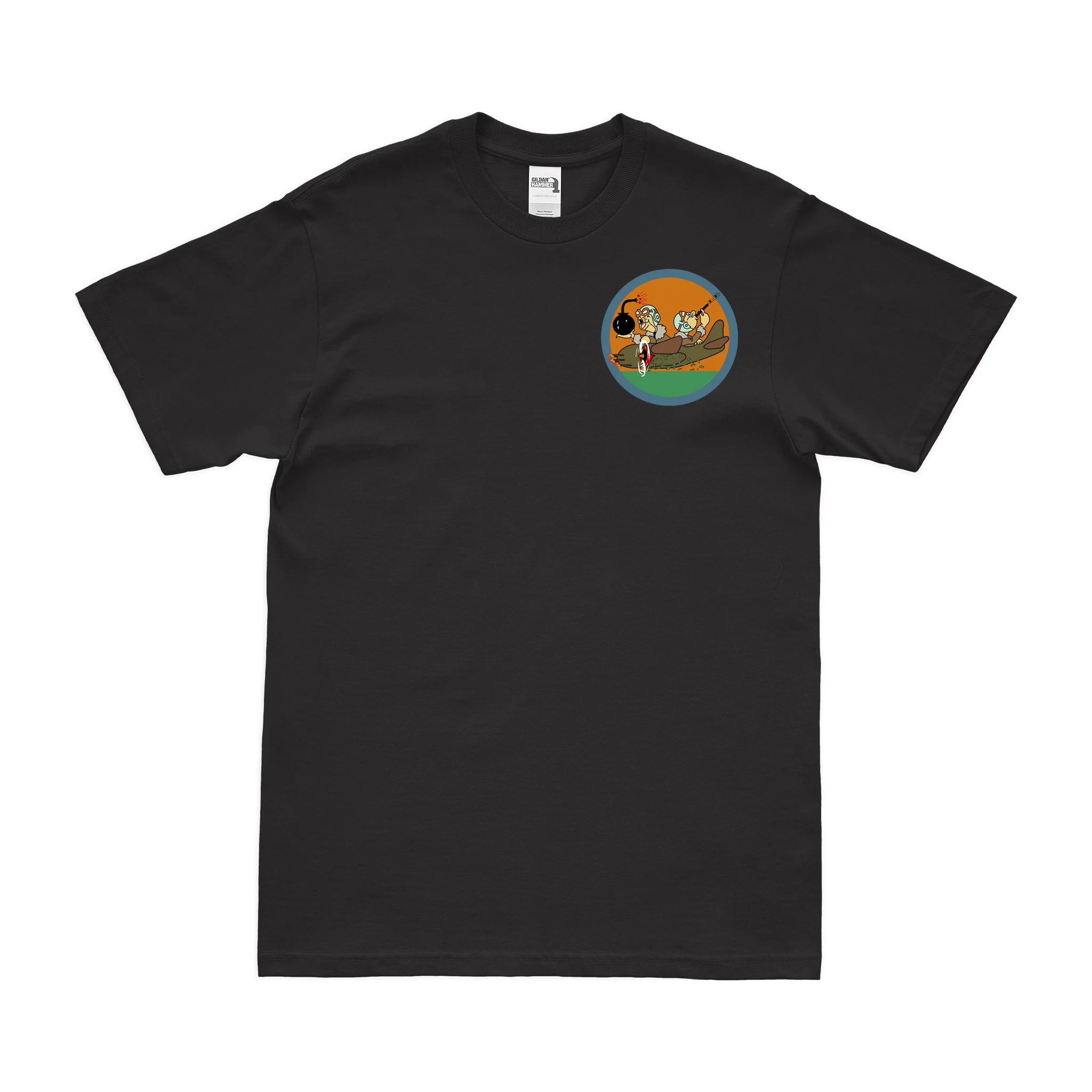648th Bomb Squadron WW2 Left Chest Emblem T-Shirt