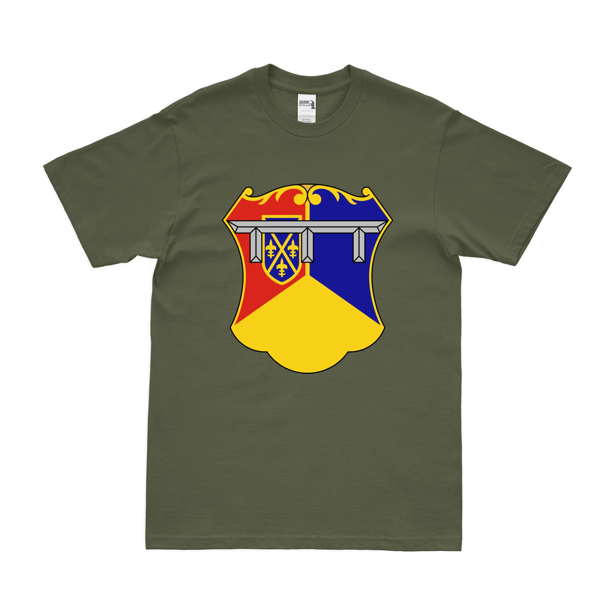 66th Armor Regiment Unit Emblem T-Shirt - Image 2