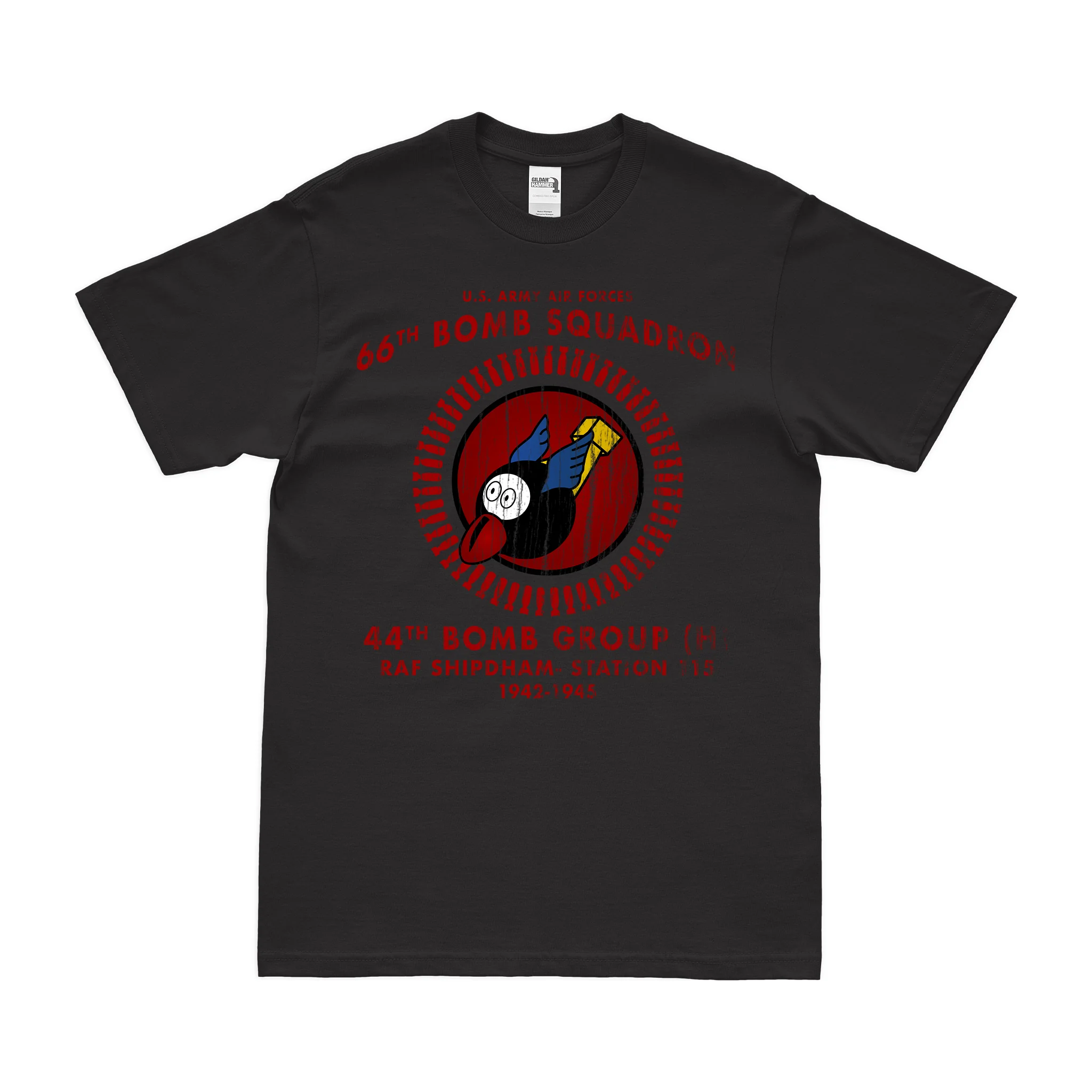 66th Bombardment Squadron WW2 Legacy T-Shirt - Image 3