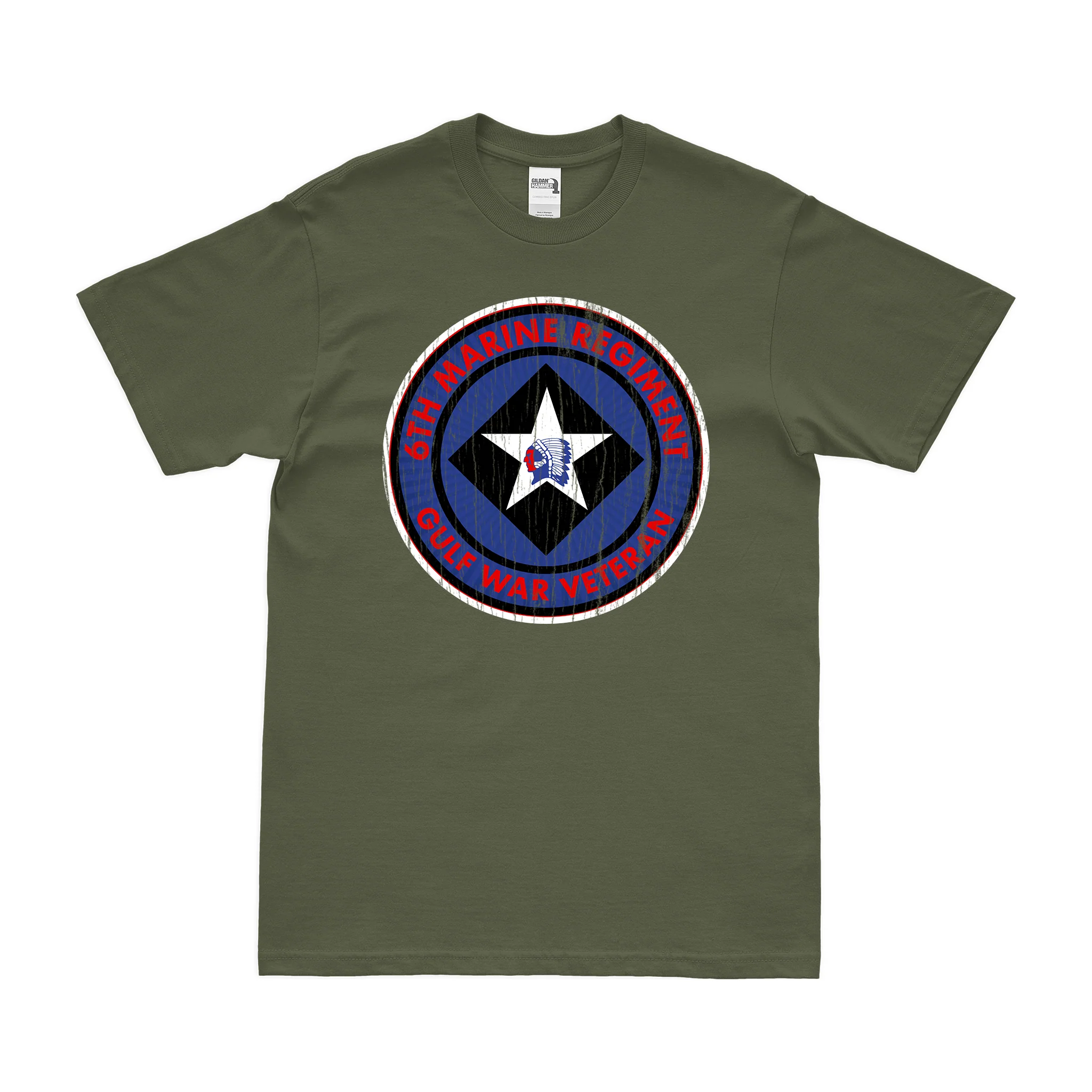 6th Marine Regiment Gulf War Veteran T-Shirt - Image 4