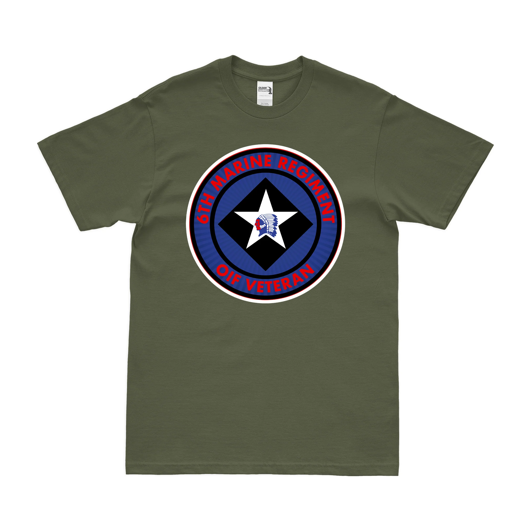6th Marine Regiment OIF Veteran T-Shirt - Image 2