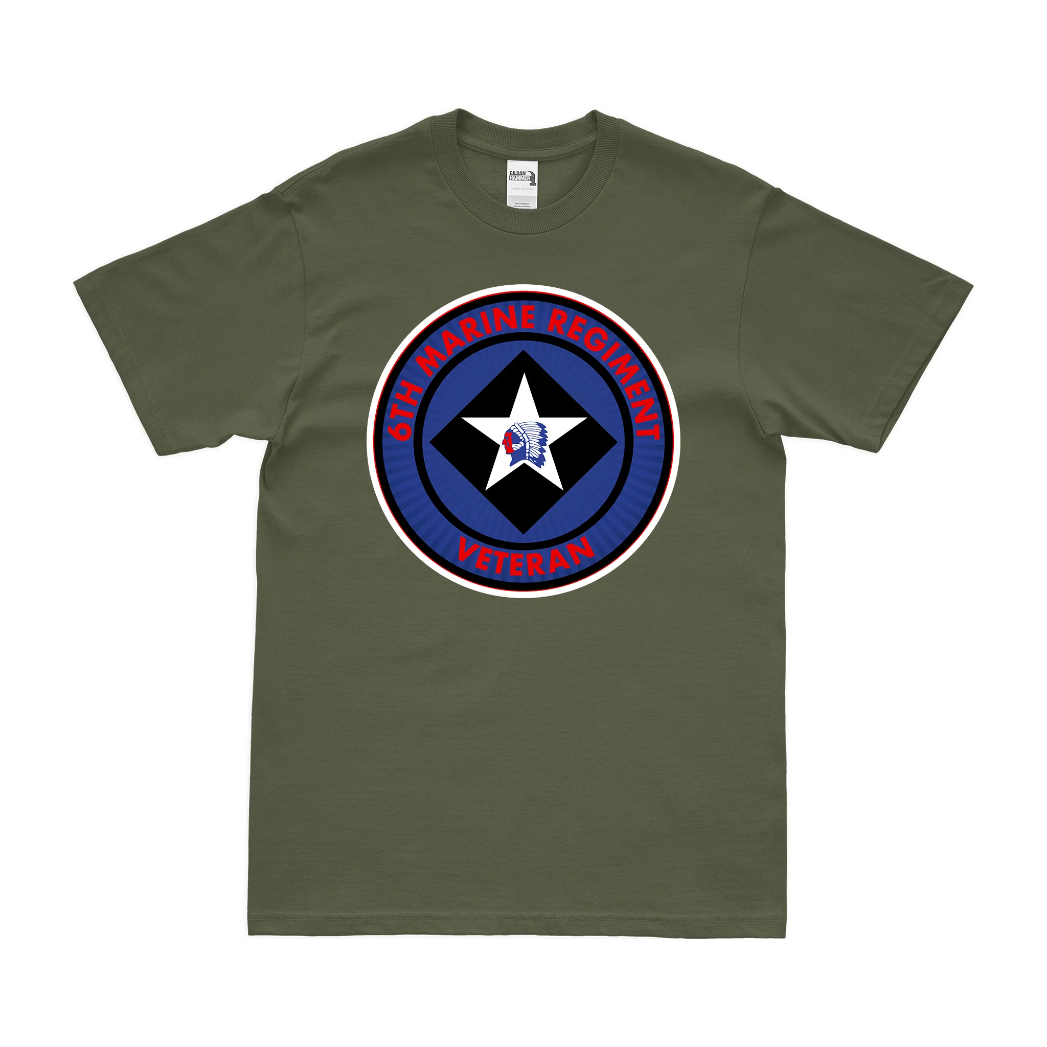 6th Marine Regiment Veteran T-Shirt - Image 2
