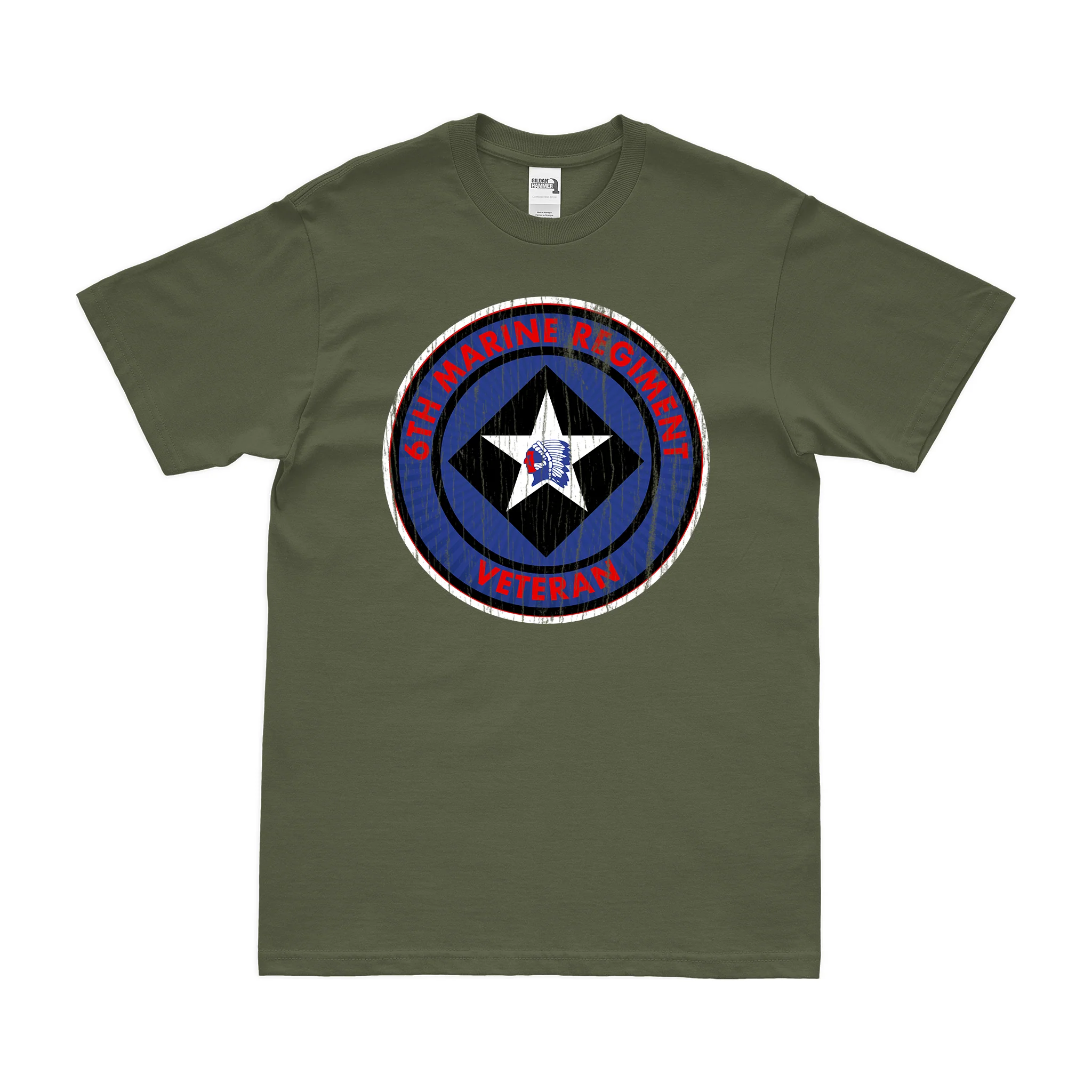 6th Marine Regiment Veteran T-Shirt - Image 4