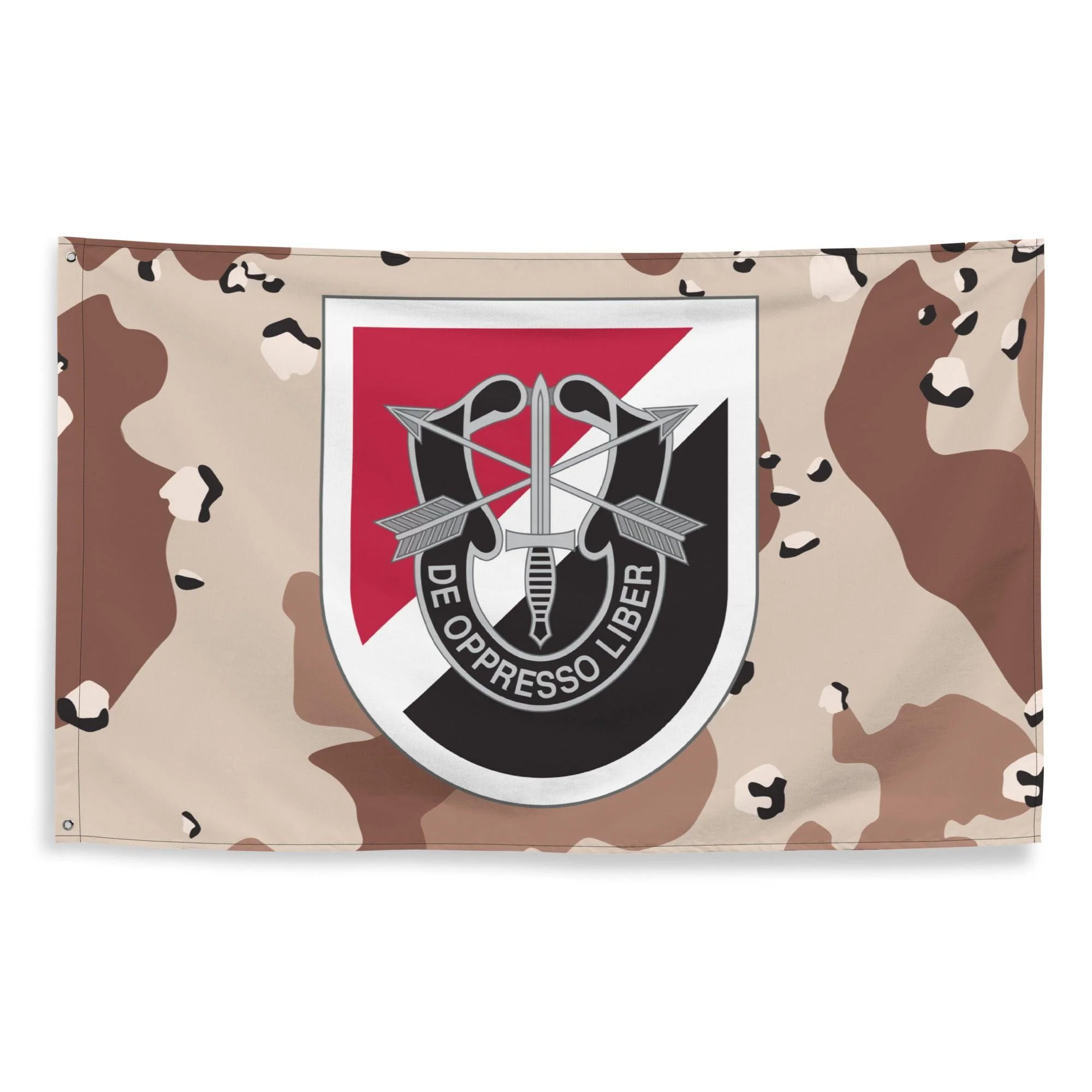 6th SFG (A) Chocolate Chip Camo Flag - Image 3