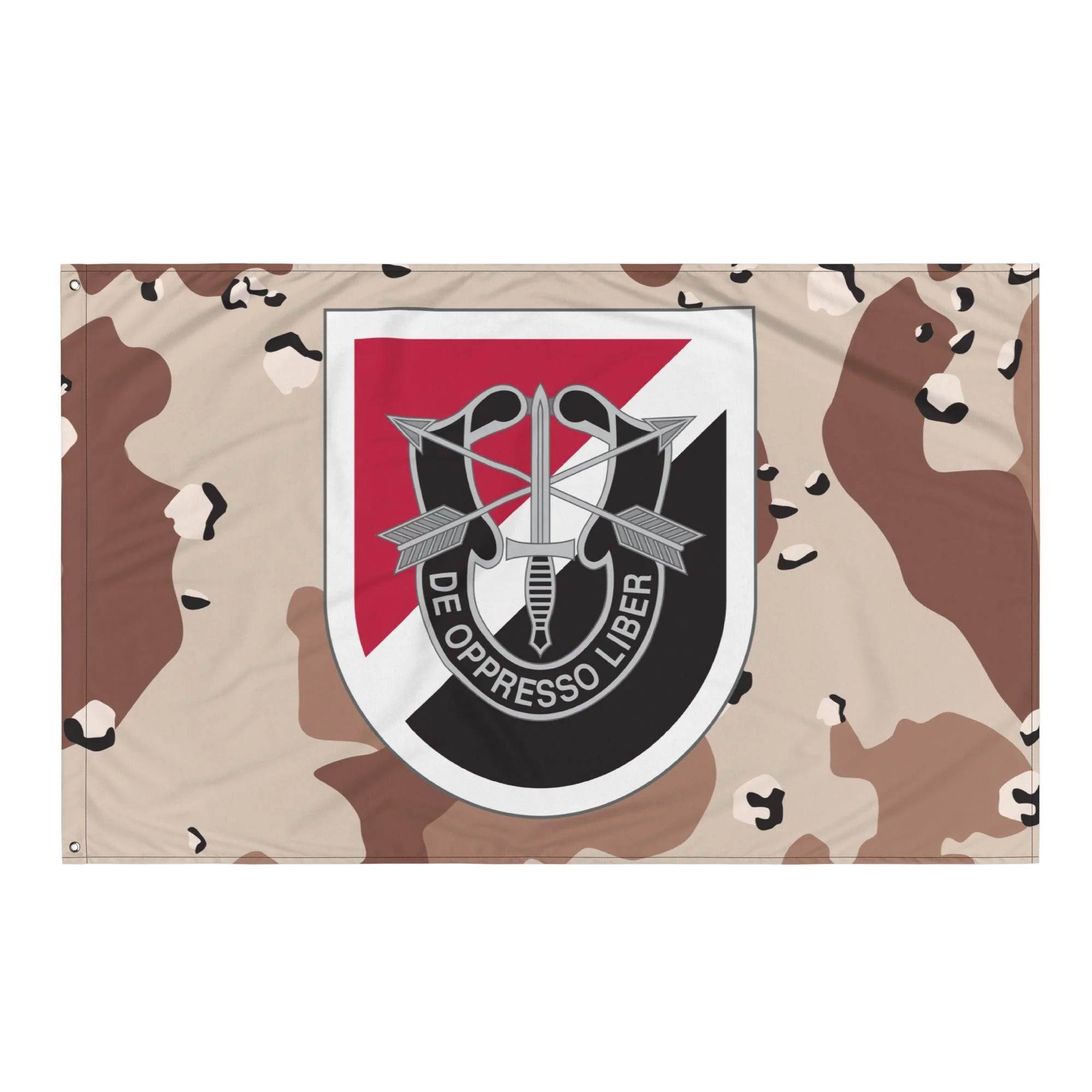 6th SFG (A) Chocolate Chip Camo Flag - Image 4