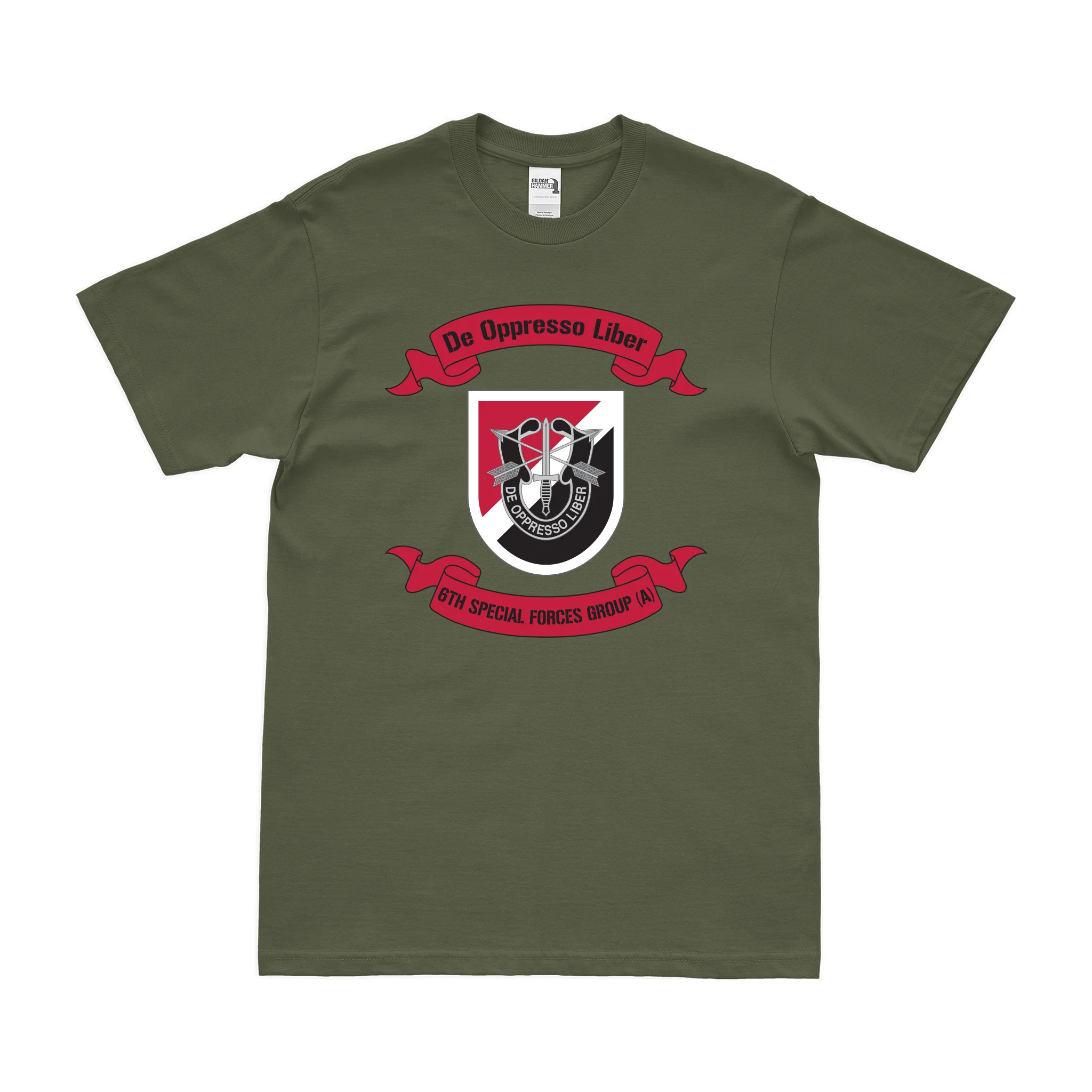 6th Special Forces Group (6th SFG) Legacy Scroll T-Shirt - Image 2