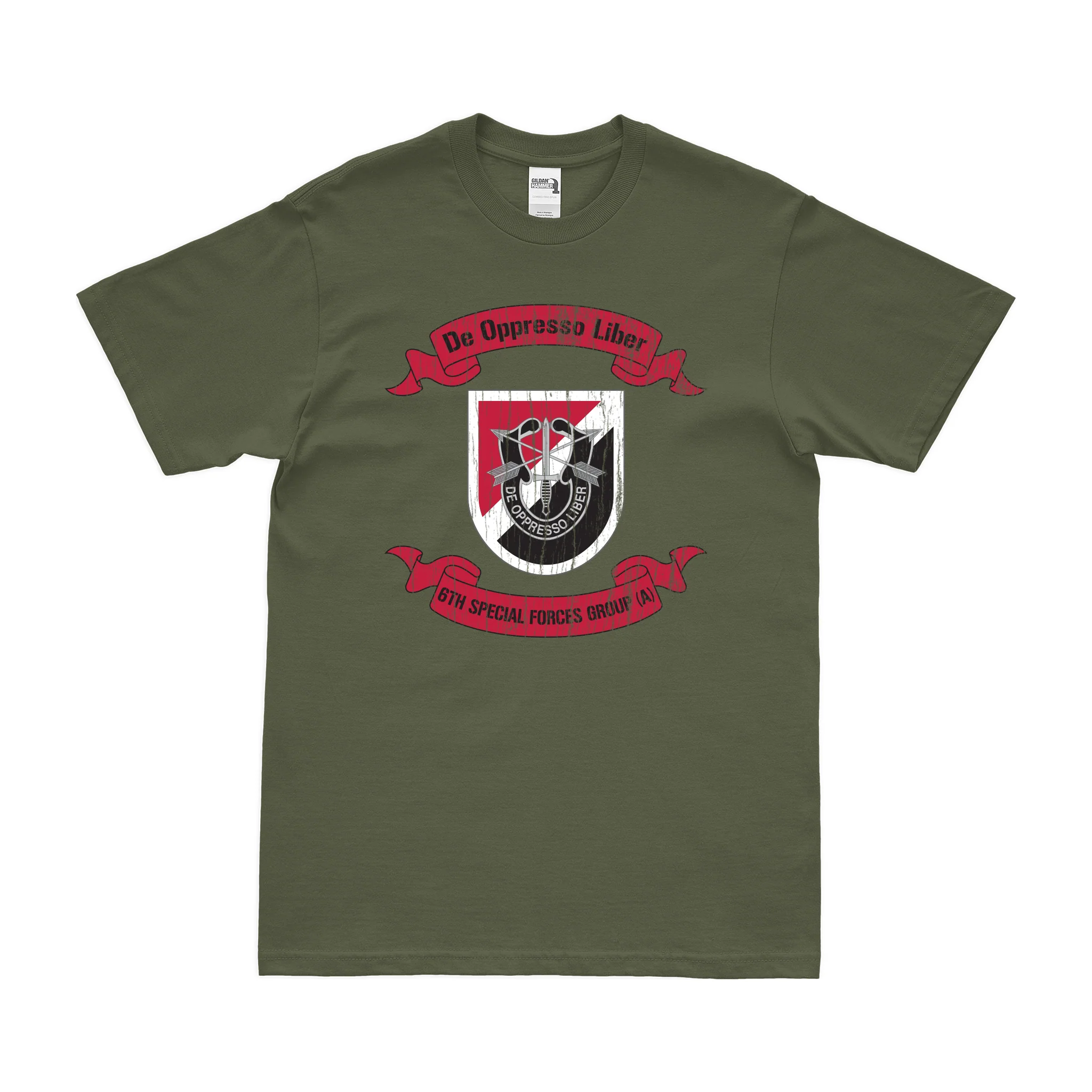 6th Special Forces Group (6th SFG) Legacy Scroll T-Shirt - Image 4
