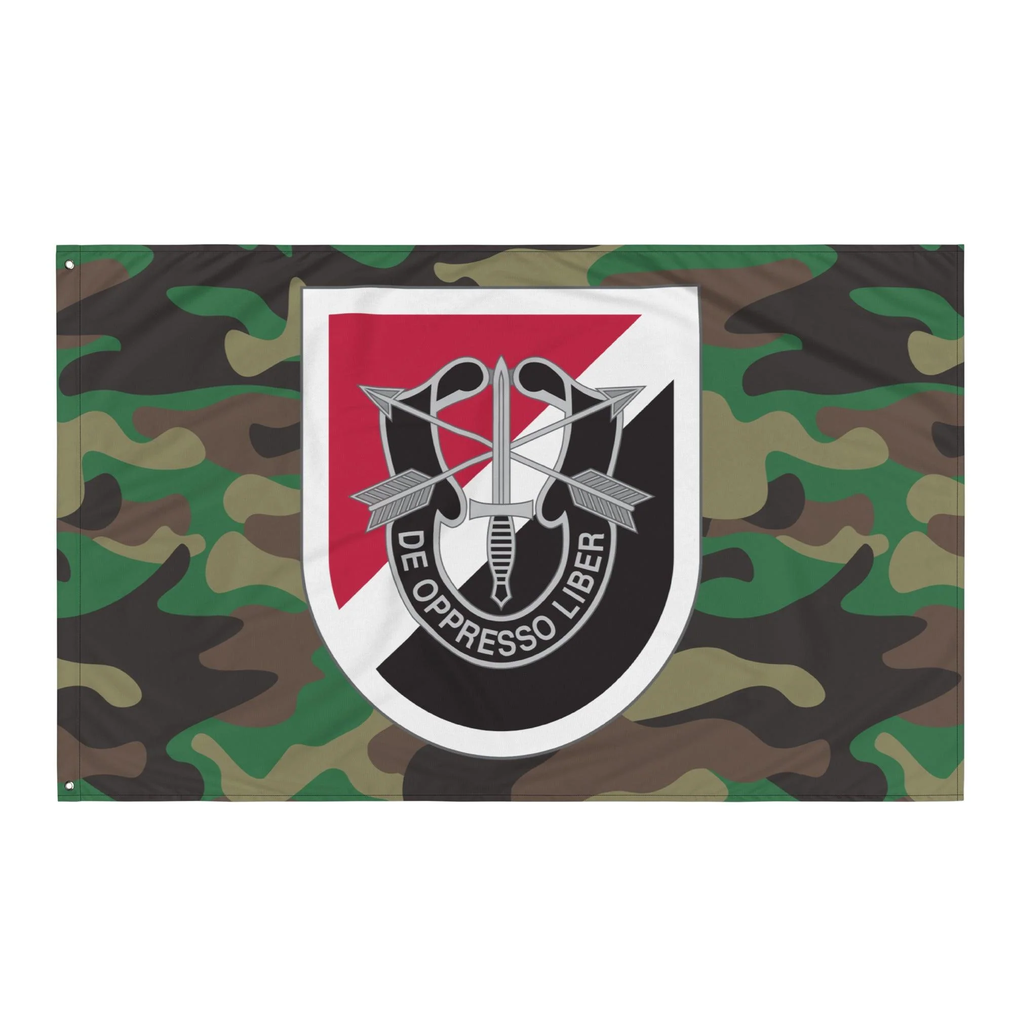 6th Special Forces Group (6th SFG) Woodland Camo Flag - Image 4