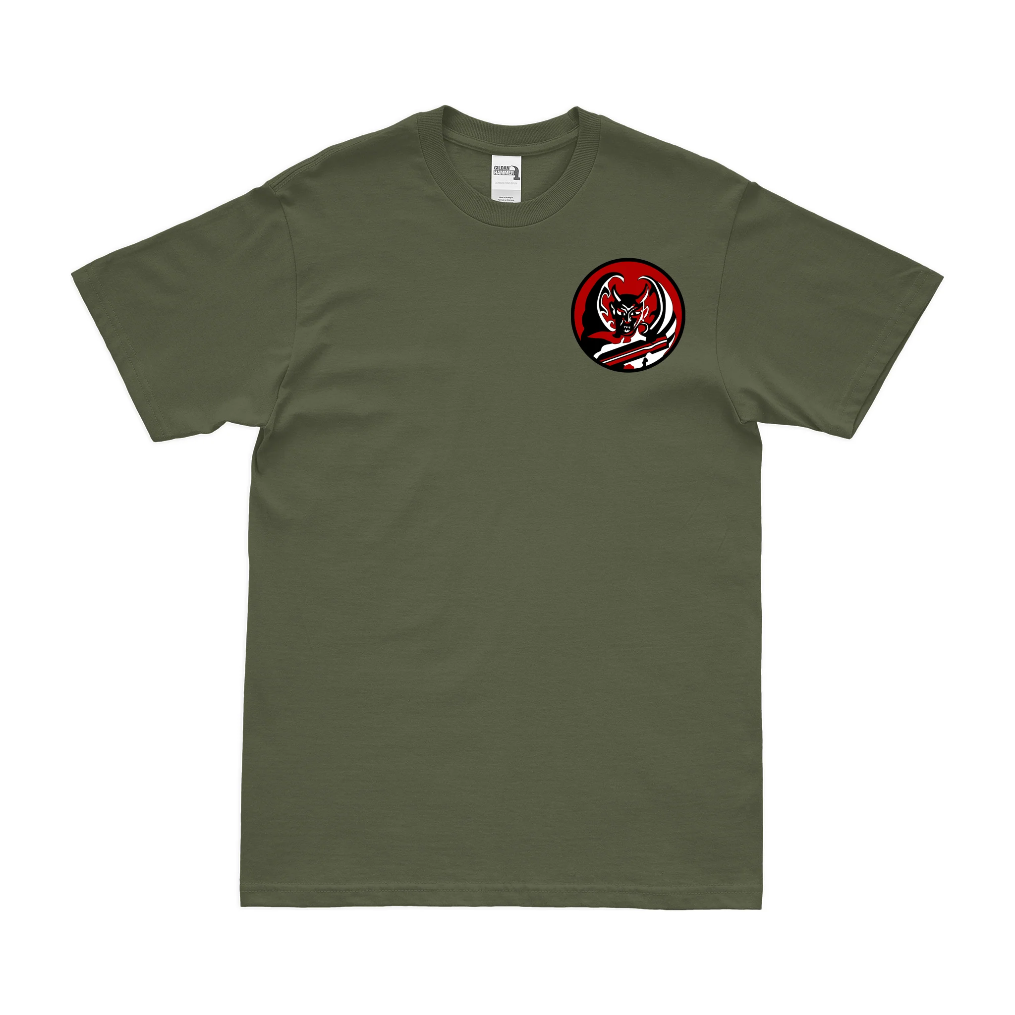 707th Bomb Squadron WW2 Left Chest Emblem T-Shirt - Image 2