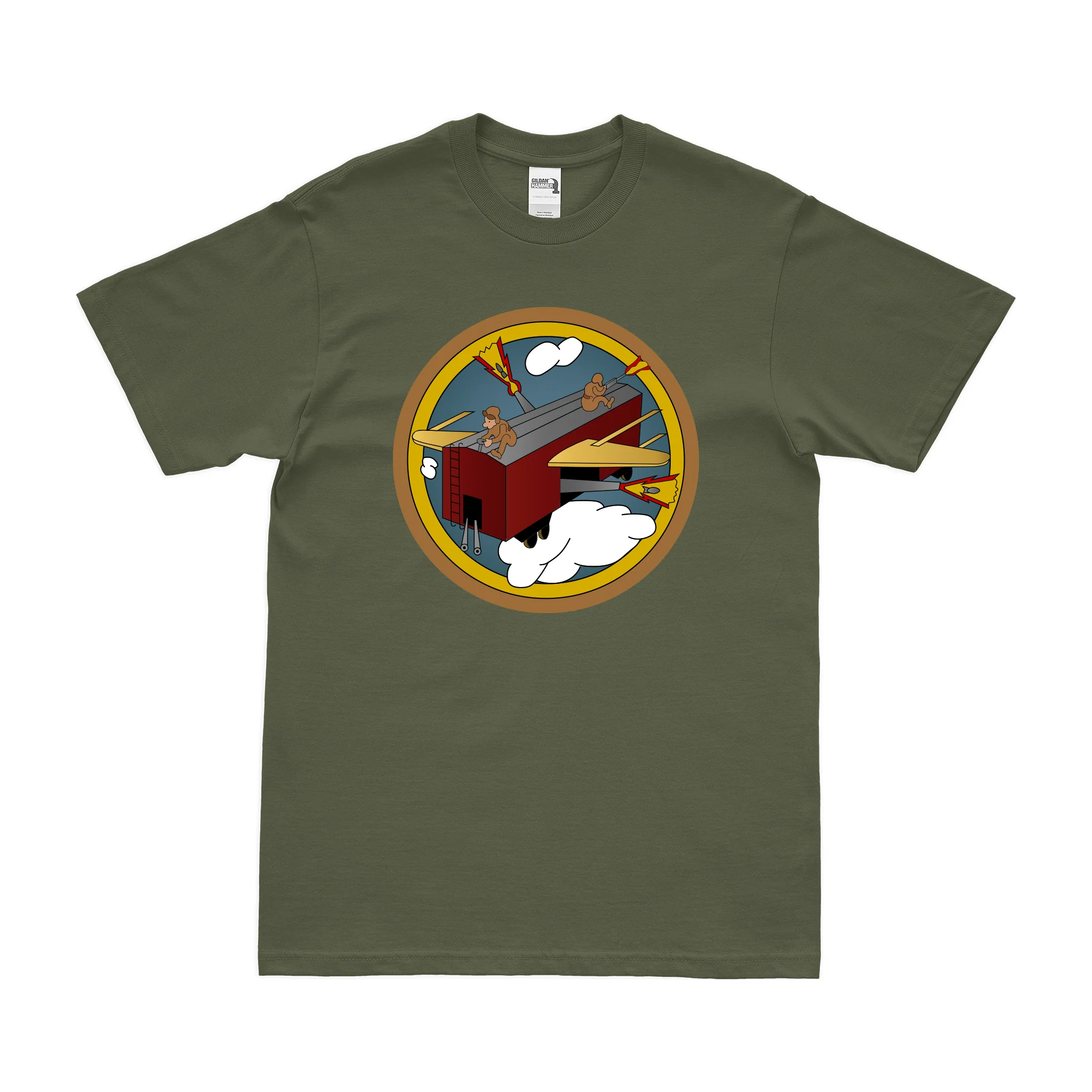 727th Bombardment Squadron WW2 USAAF T-Shirt - Image 2