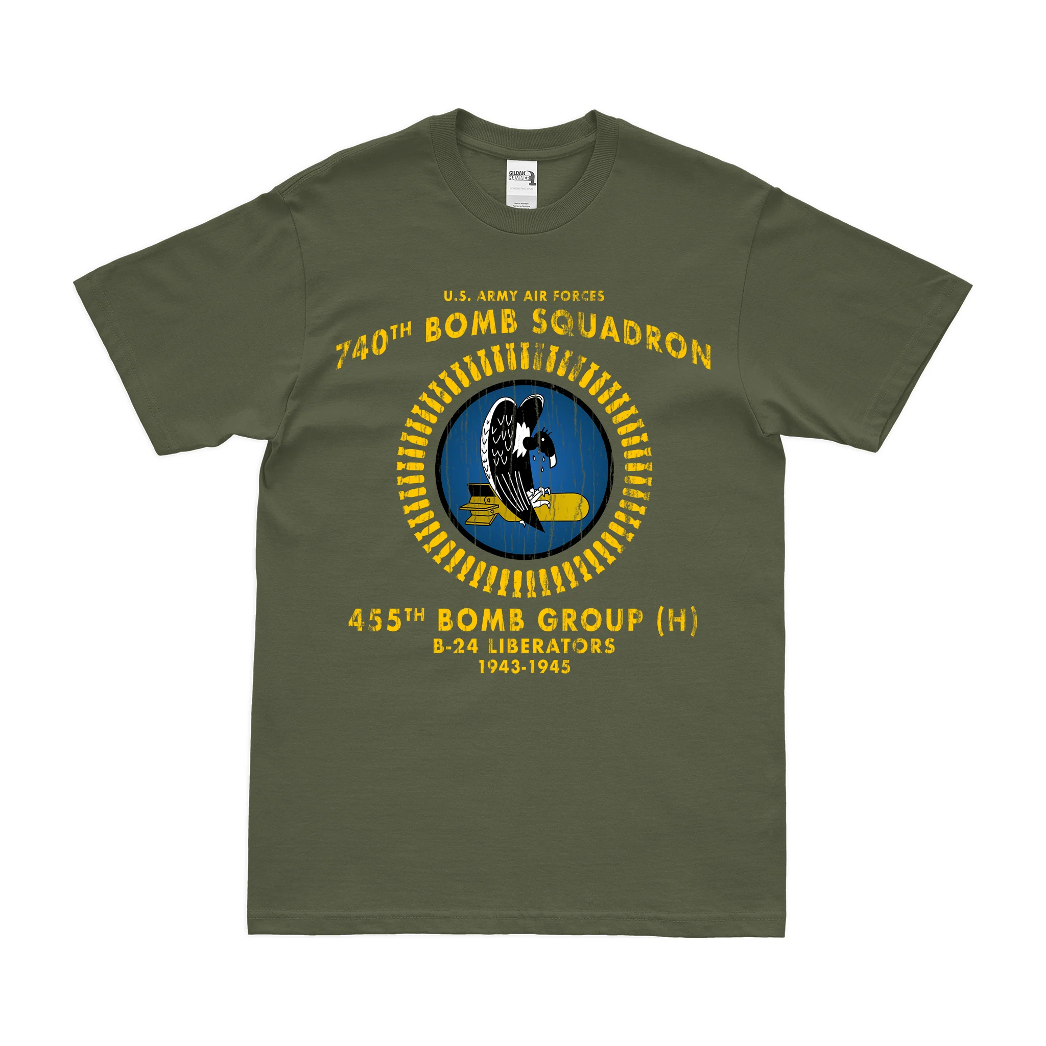 740th Bombardment Squadron WW2 Legacy T-Shirt - Image 4