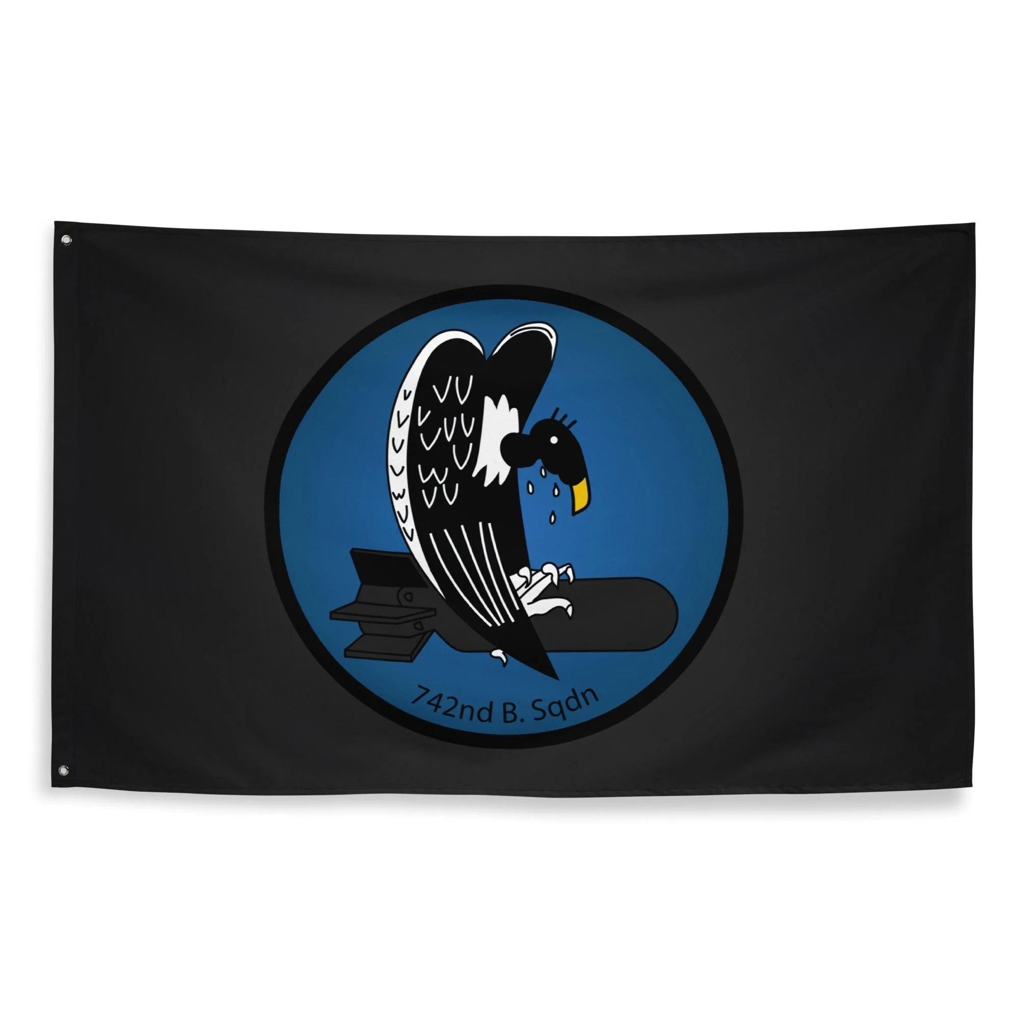 742nd Bomb Squadron WW2 Black Flag - Image 3