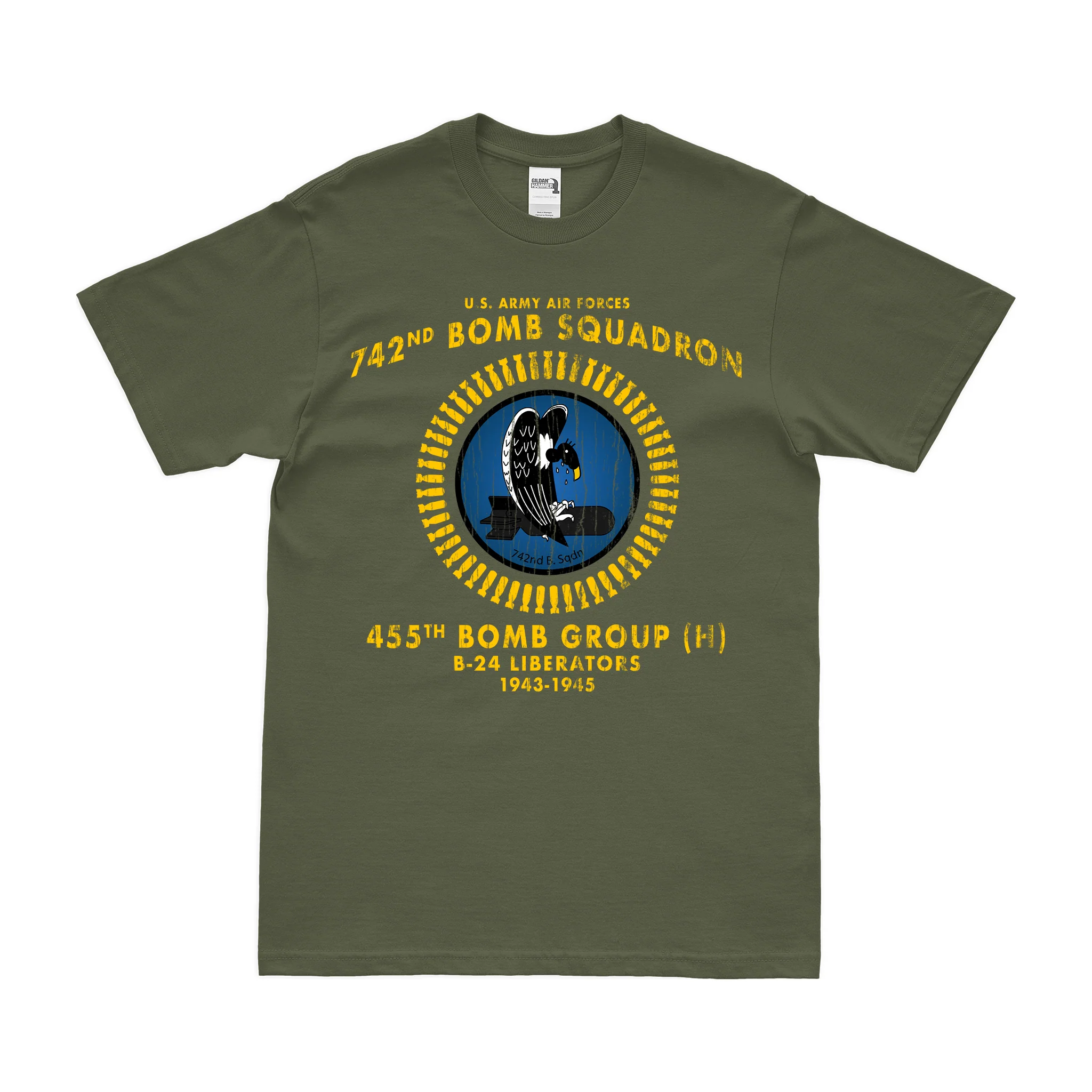 742nd Bombardment Squadron WW2 Legacy T-Shirt - Image 4