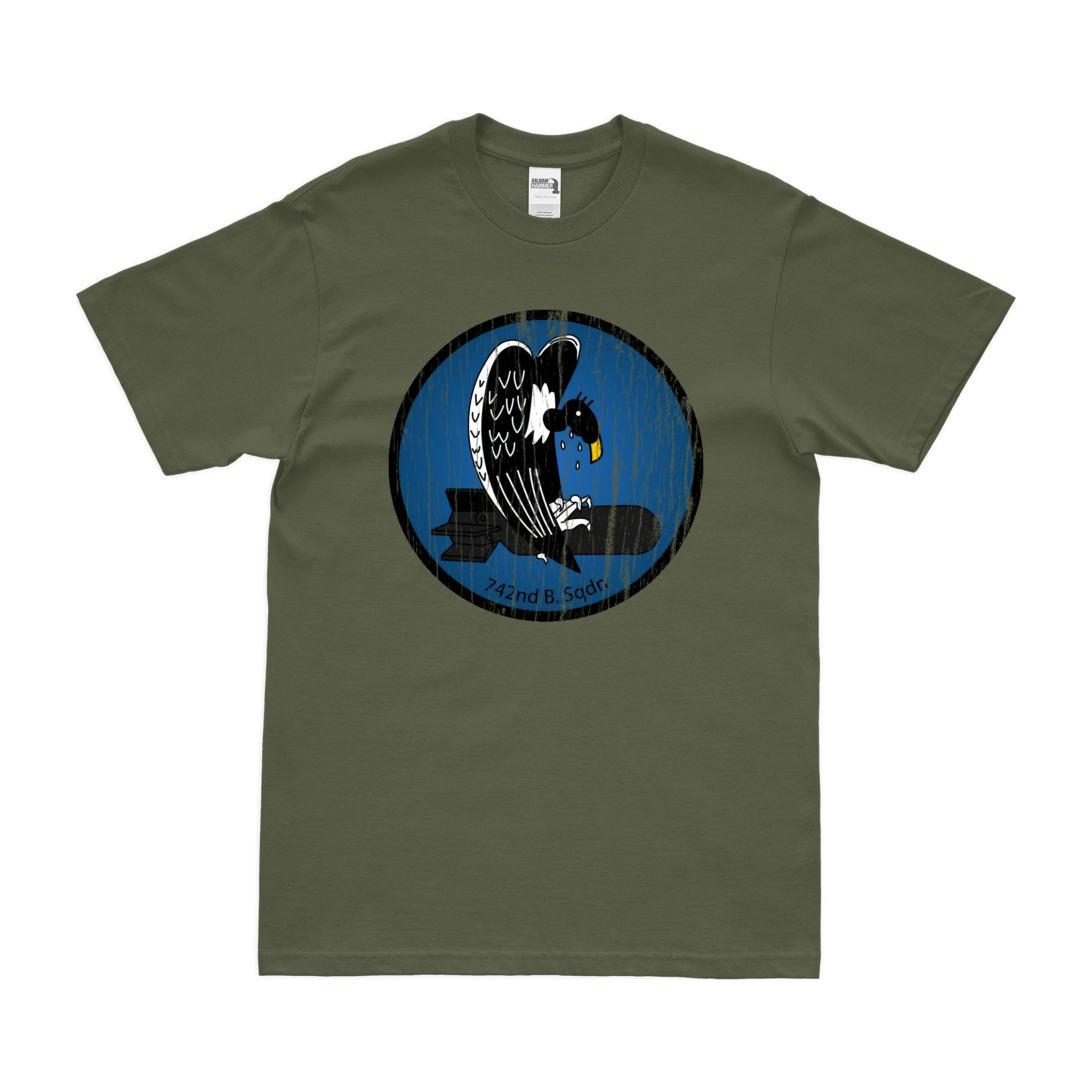 742nd Bombardment Squadron WW2 USAAF T-Shirt - Image 4