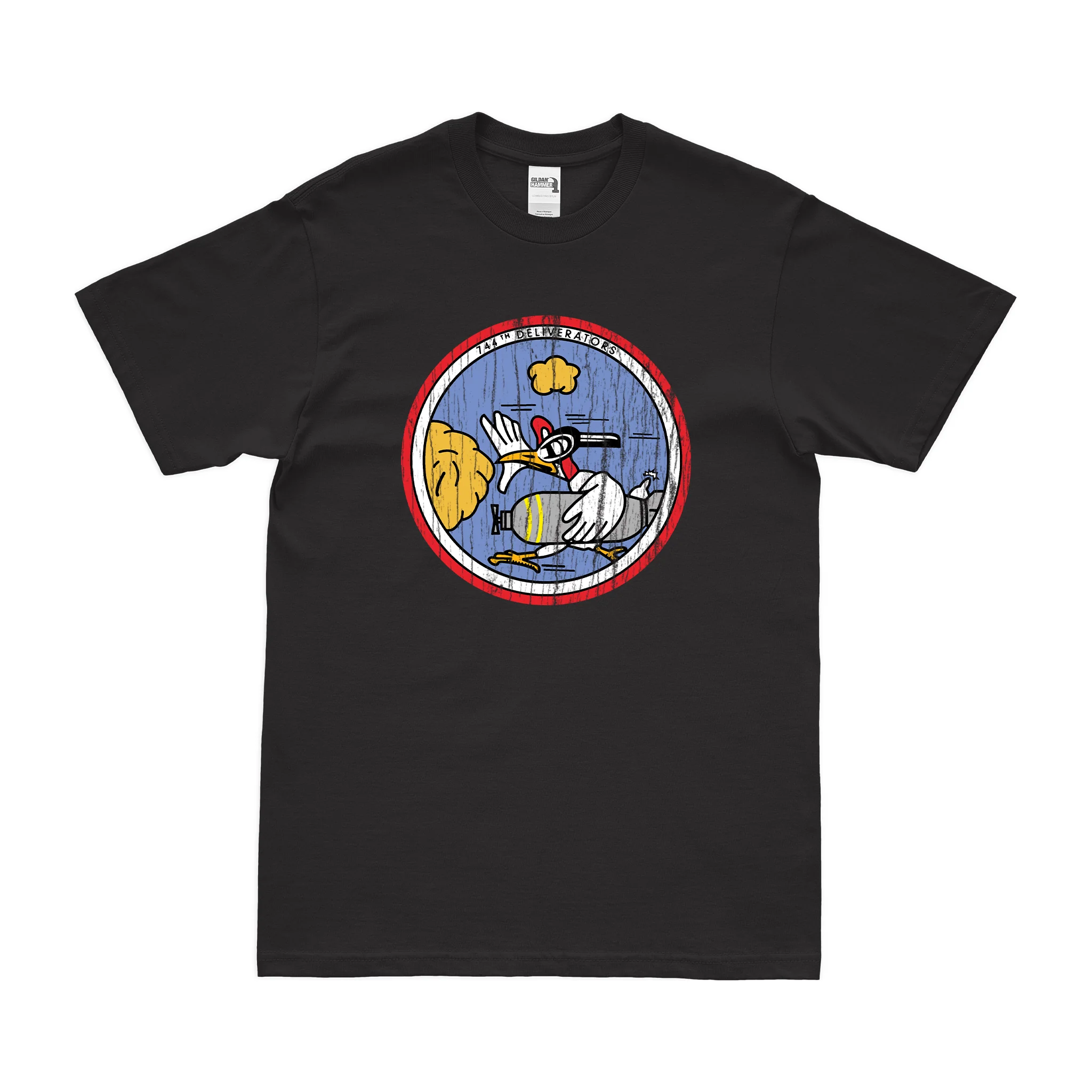 744th Bombardment Squadron USAAF WW2 T-Shirt - Image 3