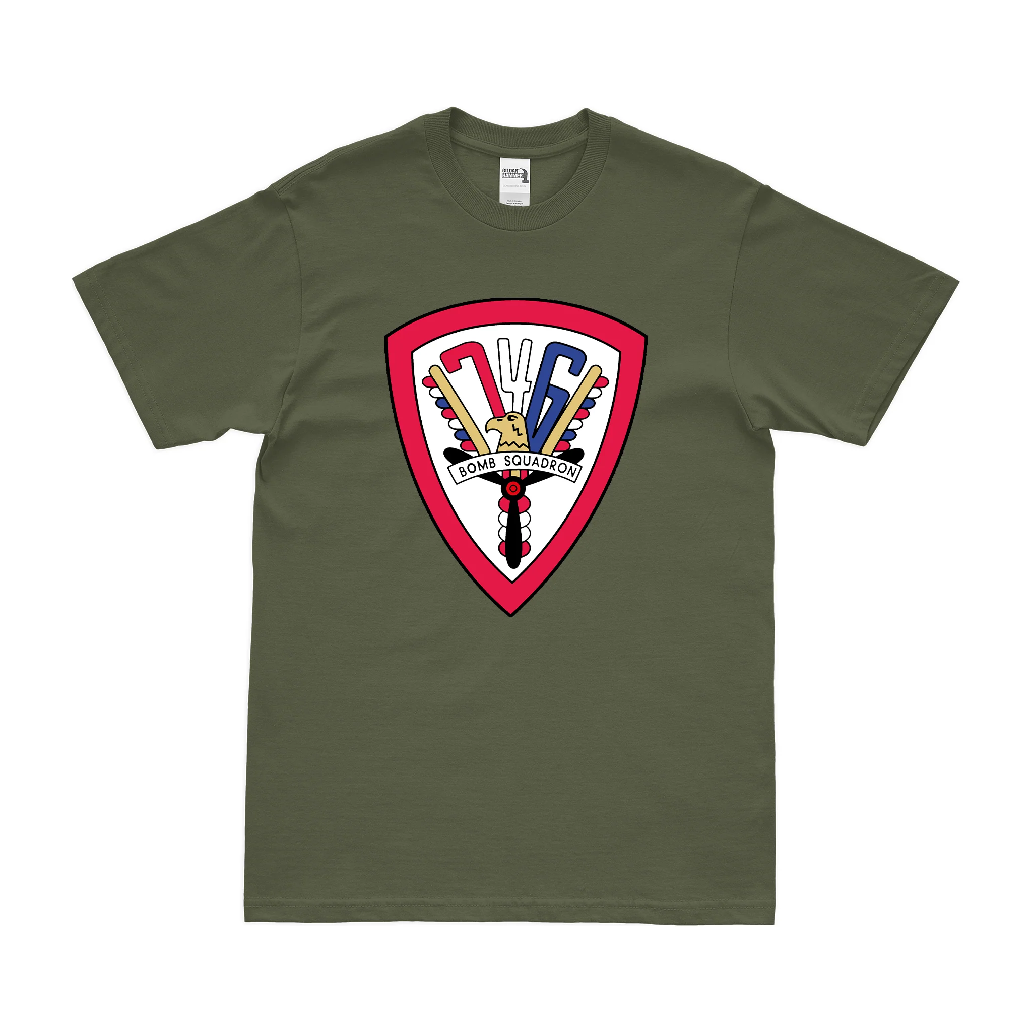 746th Bombardment Squadron USAAF WW2 T-Shirt - Image 2