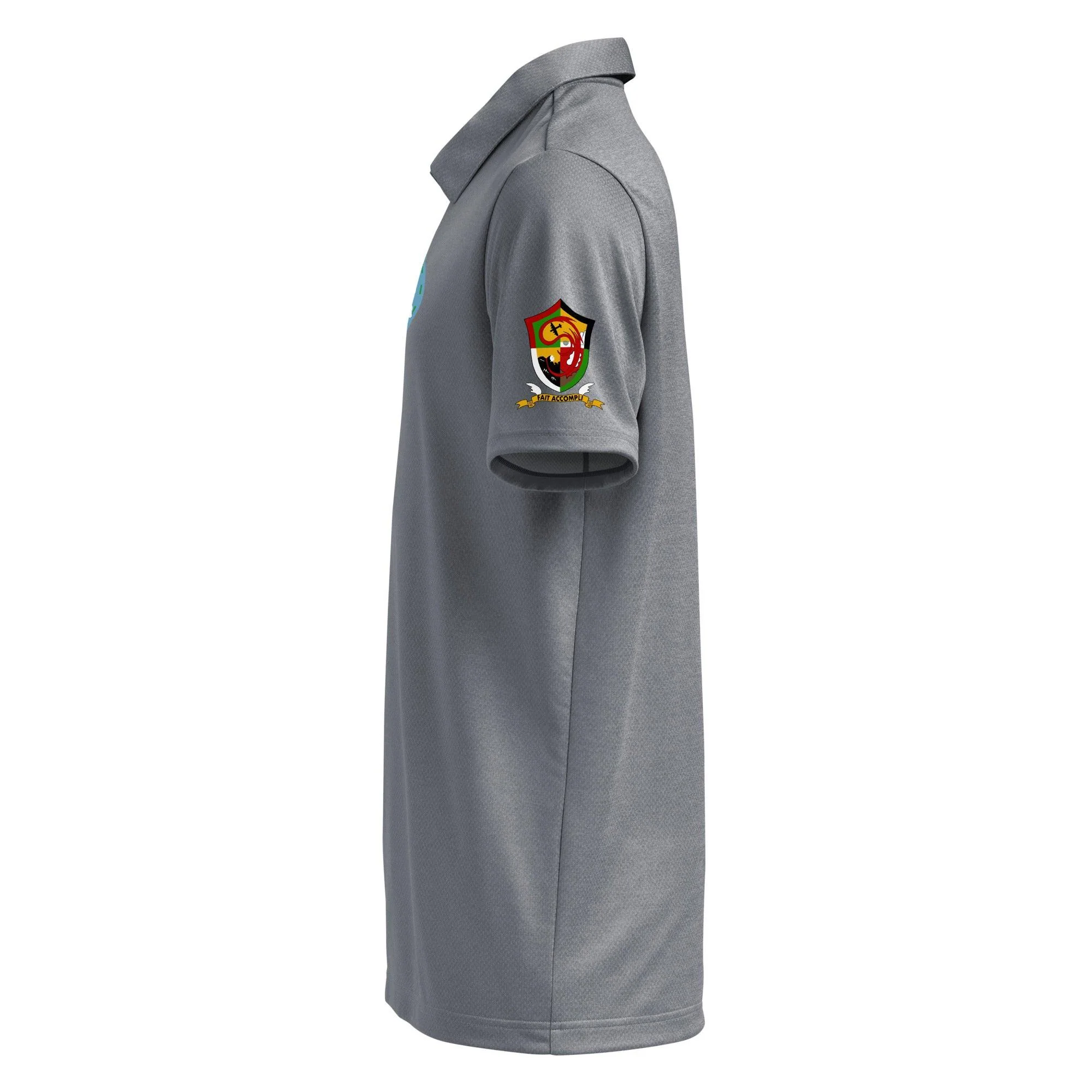 748th Bombardment Squadron Adidas® Unisex Space-Dyed Polo - Image 9