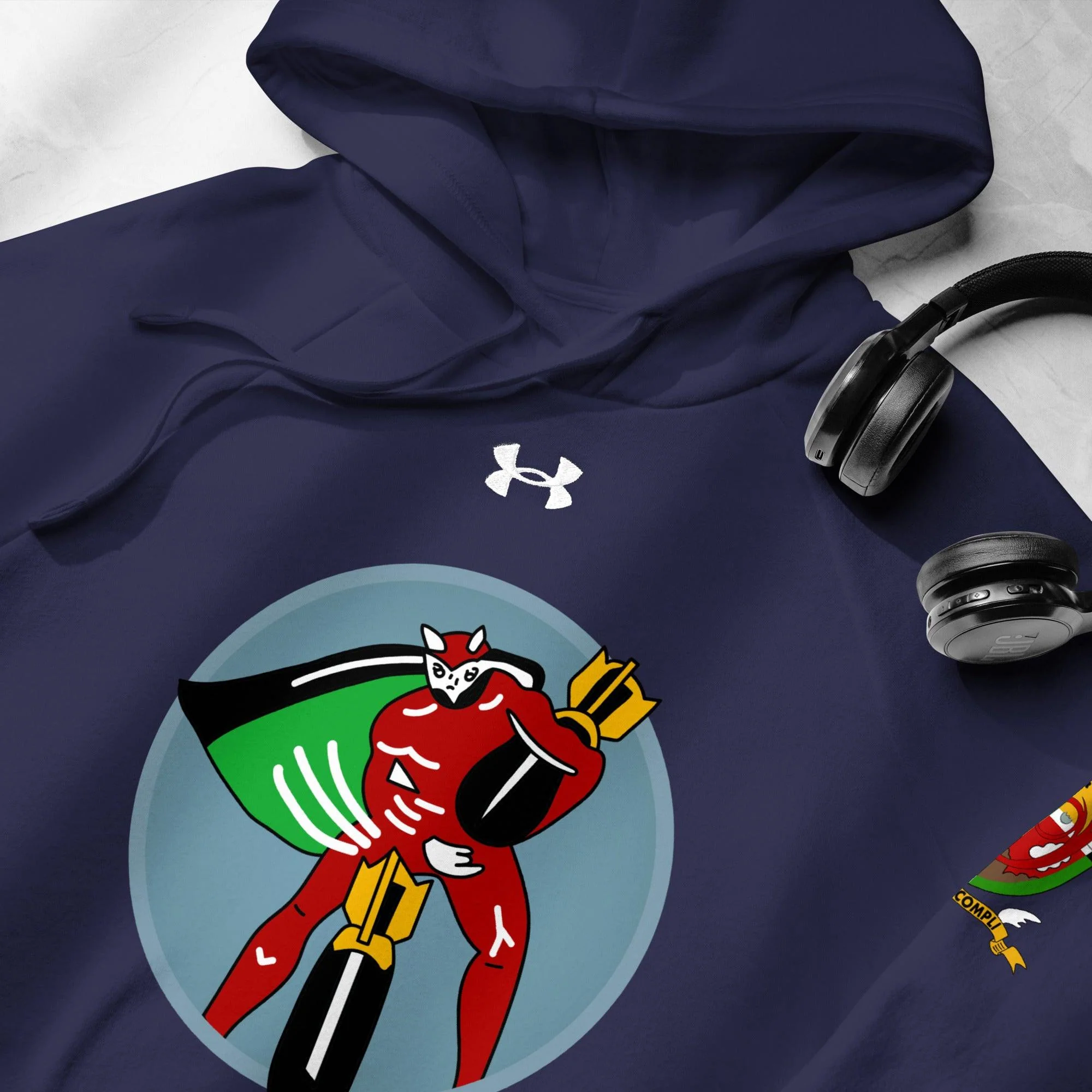 749th Bomb Squadron WW2 Under Armour® Unisex Hoodie - Image 12