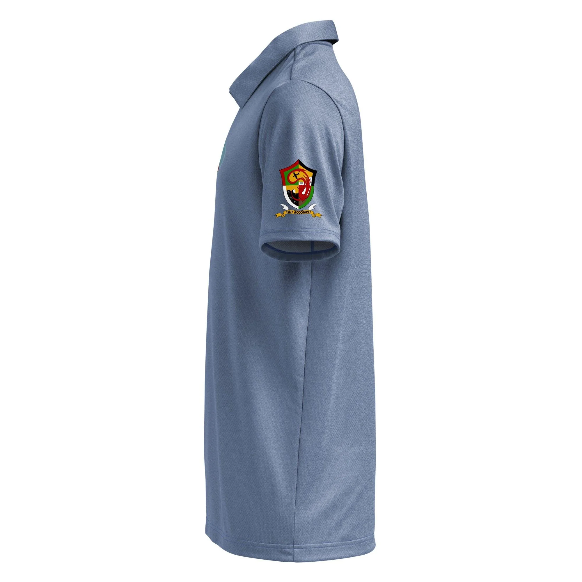 749th Bombardment Squadron Adidas® Unisex Space-Dyed Polo - Image 15