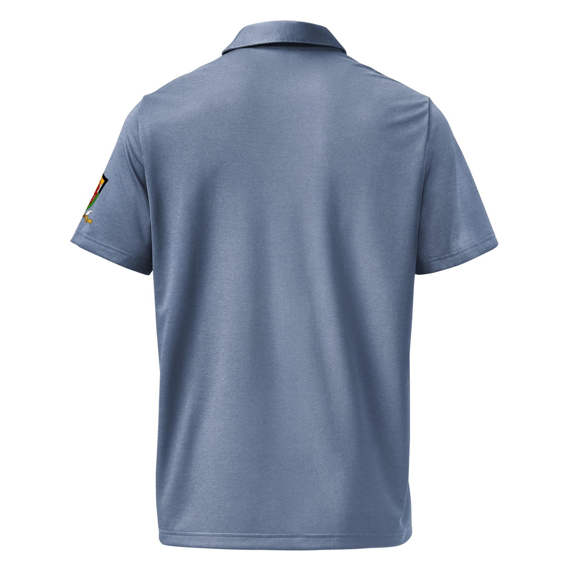 749th Bombardment Squadron Adidas® Unisex Space-Dyed Polo - Image 16