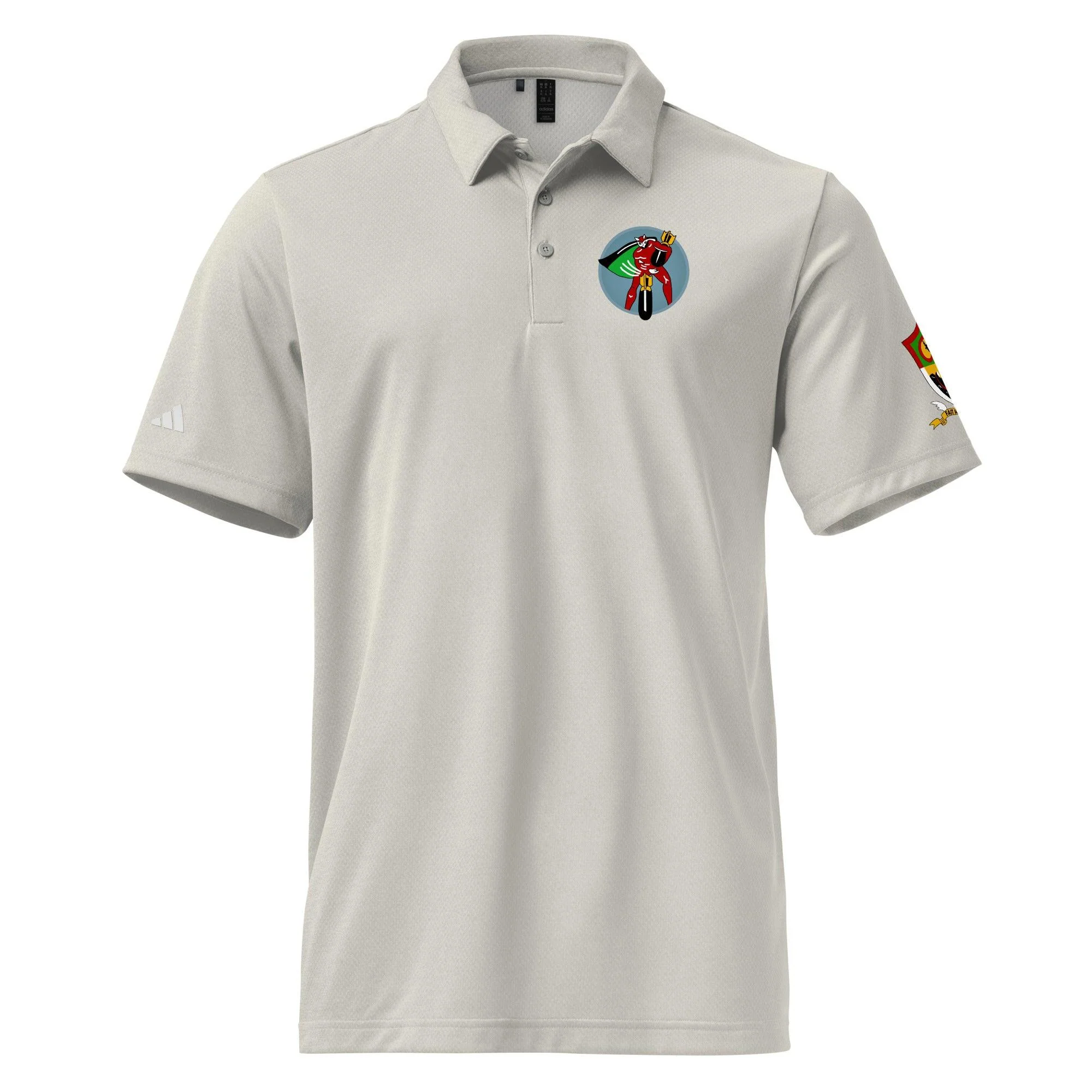 749th Bombardment Squadron Adidas® Unisex Space-Dyed Polo - Image 19