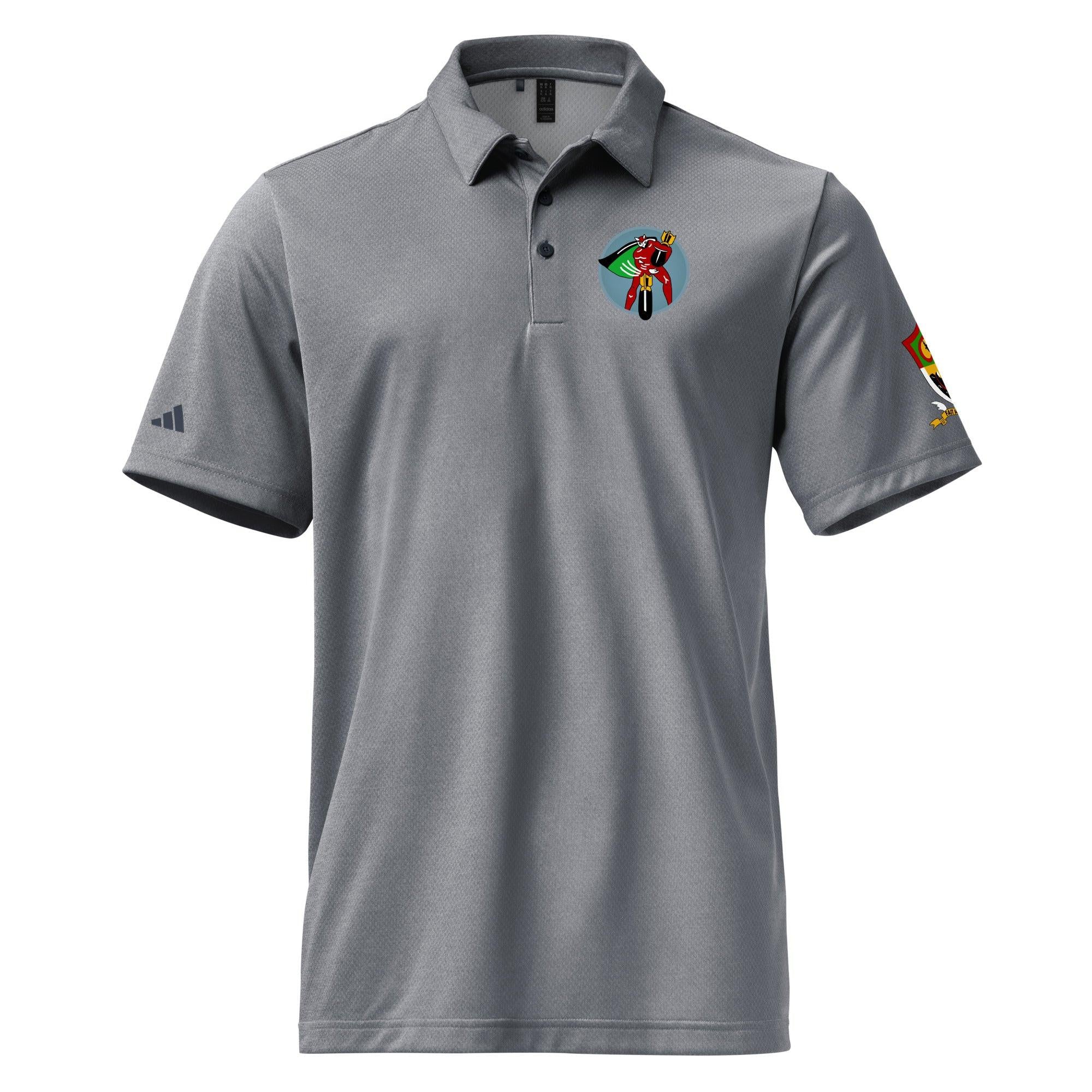 749th Bombardment Squadron Adidas® Unisex Space-Dyed Polo - Image 7
