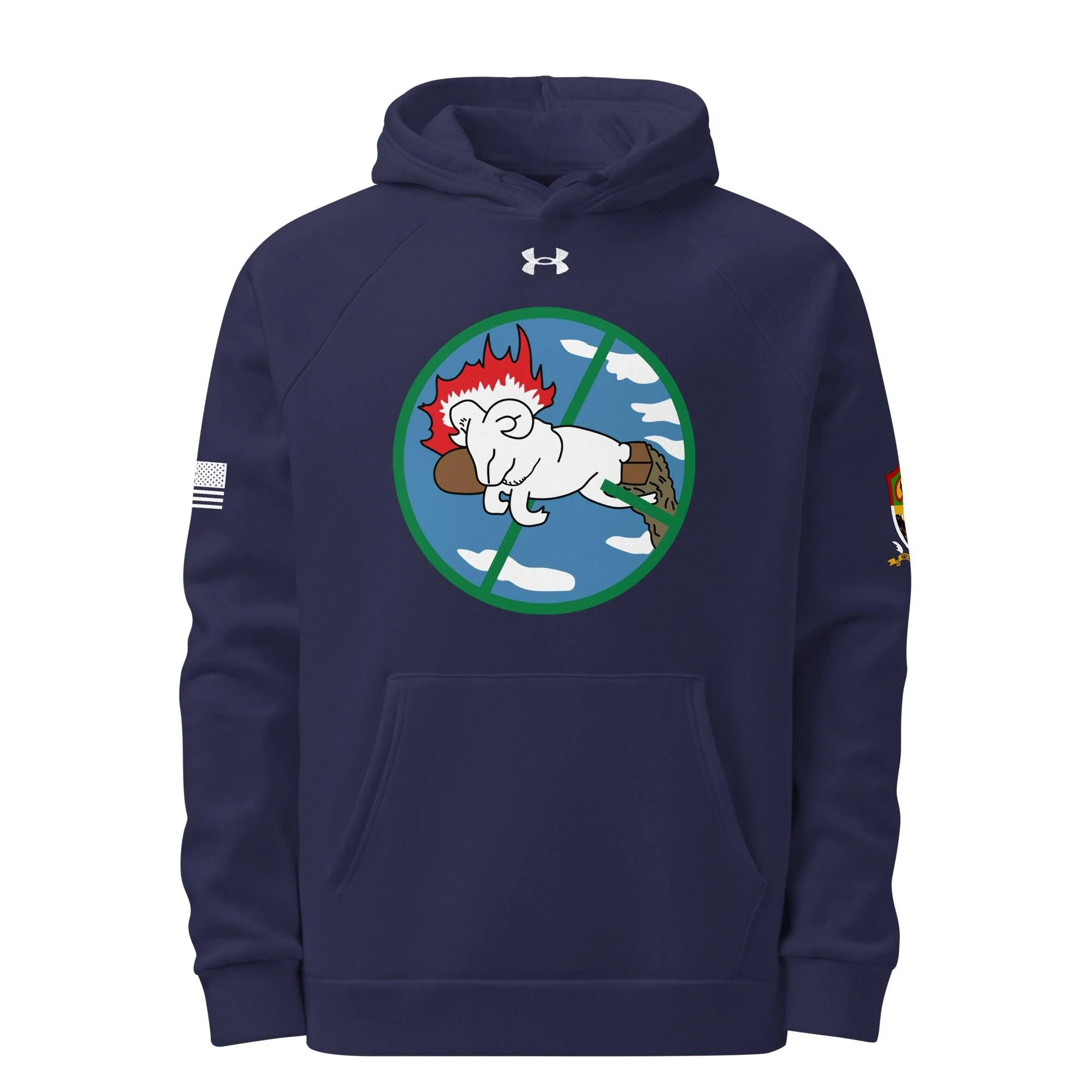 751st Bomb Squadron WW2 Under Armour® Unisex Hoodie - Image 7