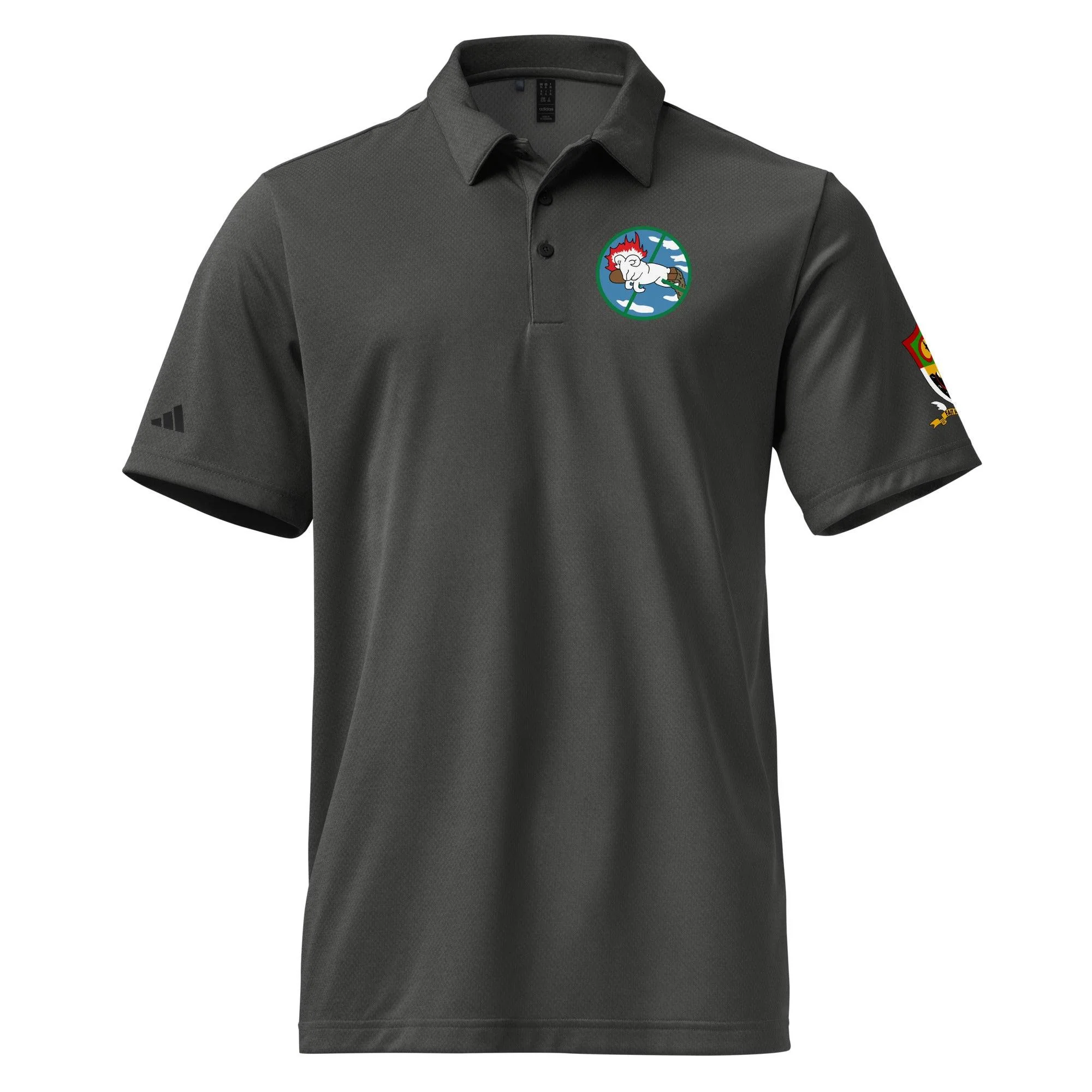 751st Bombardment Squadron Adidas® Unisex Space-Dyed Polo