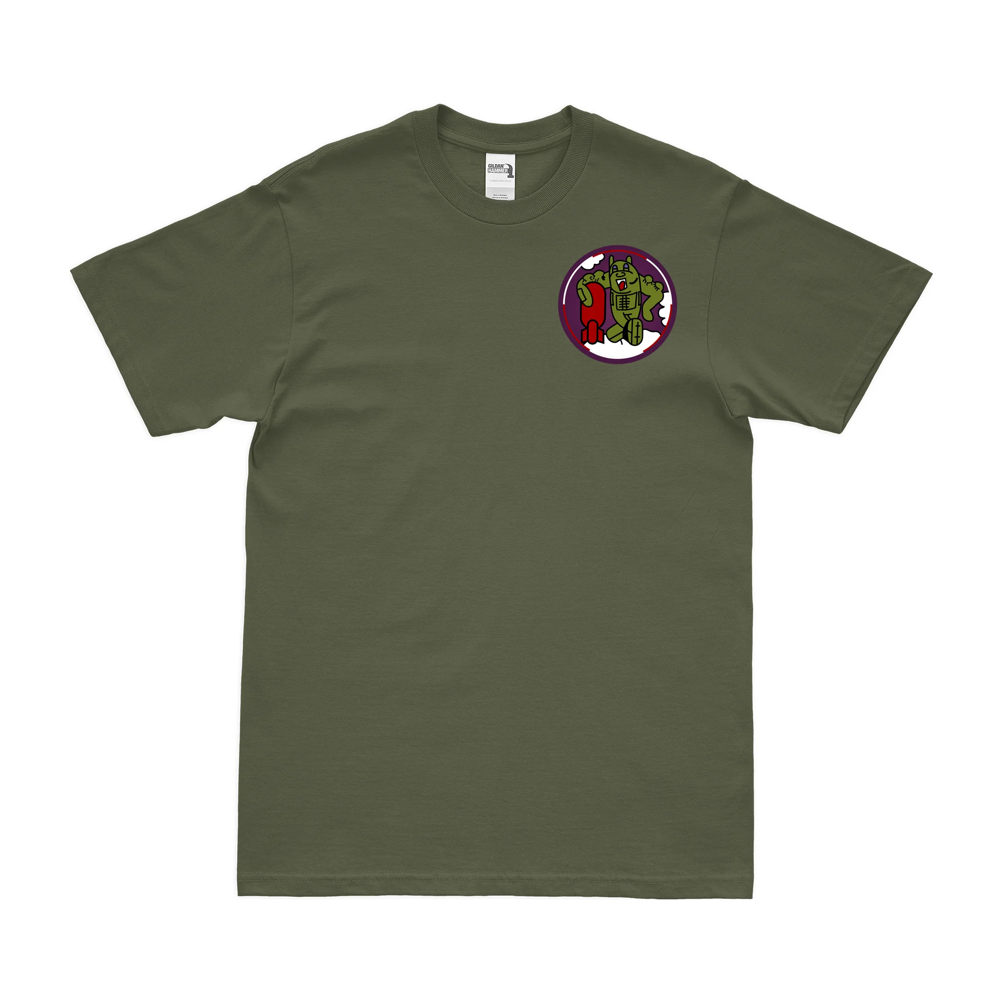755th Bomb Squadron Left Chest Emblem T-Shirt - Image 2