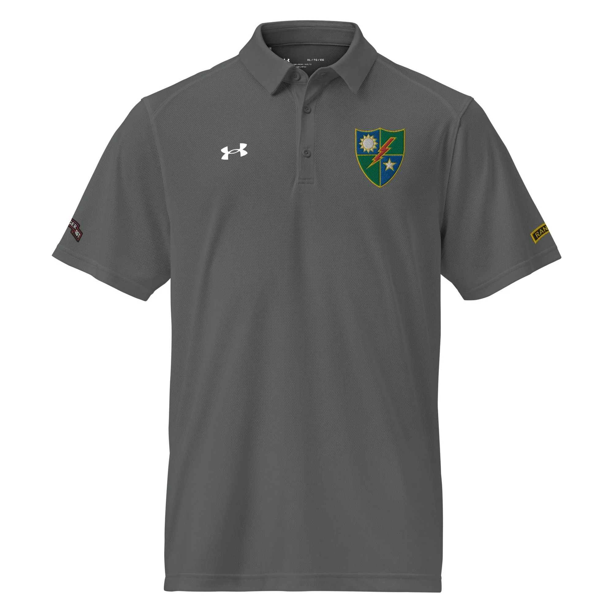 U.S. Army 75th Ranger Regiment Embroidered Under Armour® Men's Polo - Image 9