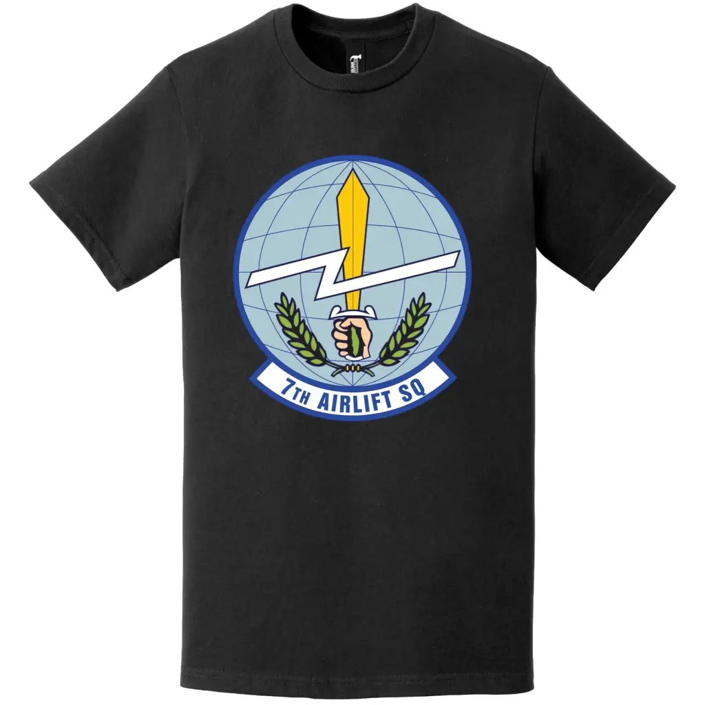 7th Airlift Squadron Logo Emblem T-Shirt