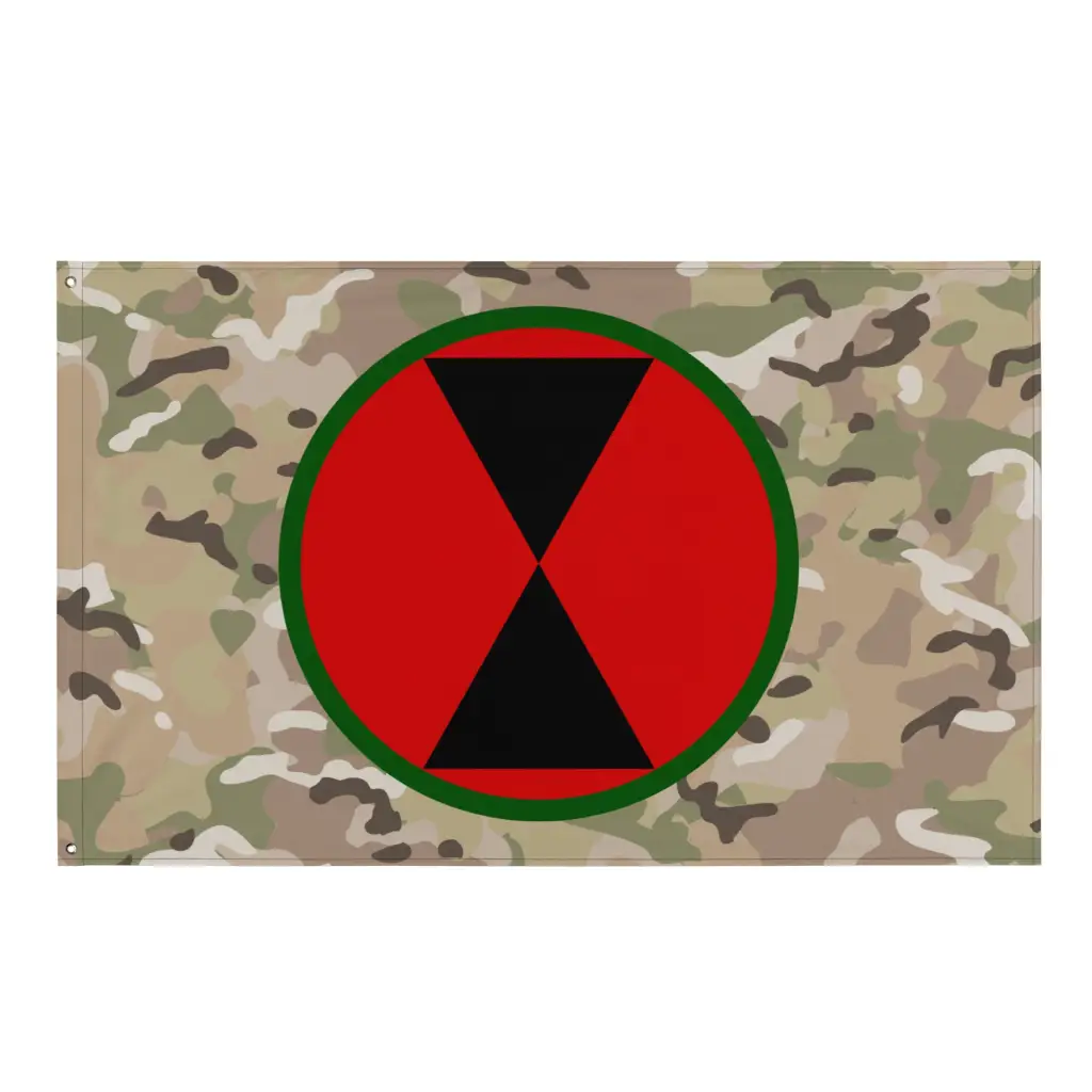 7th Infantry Division Indoor Wall Flag