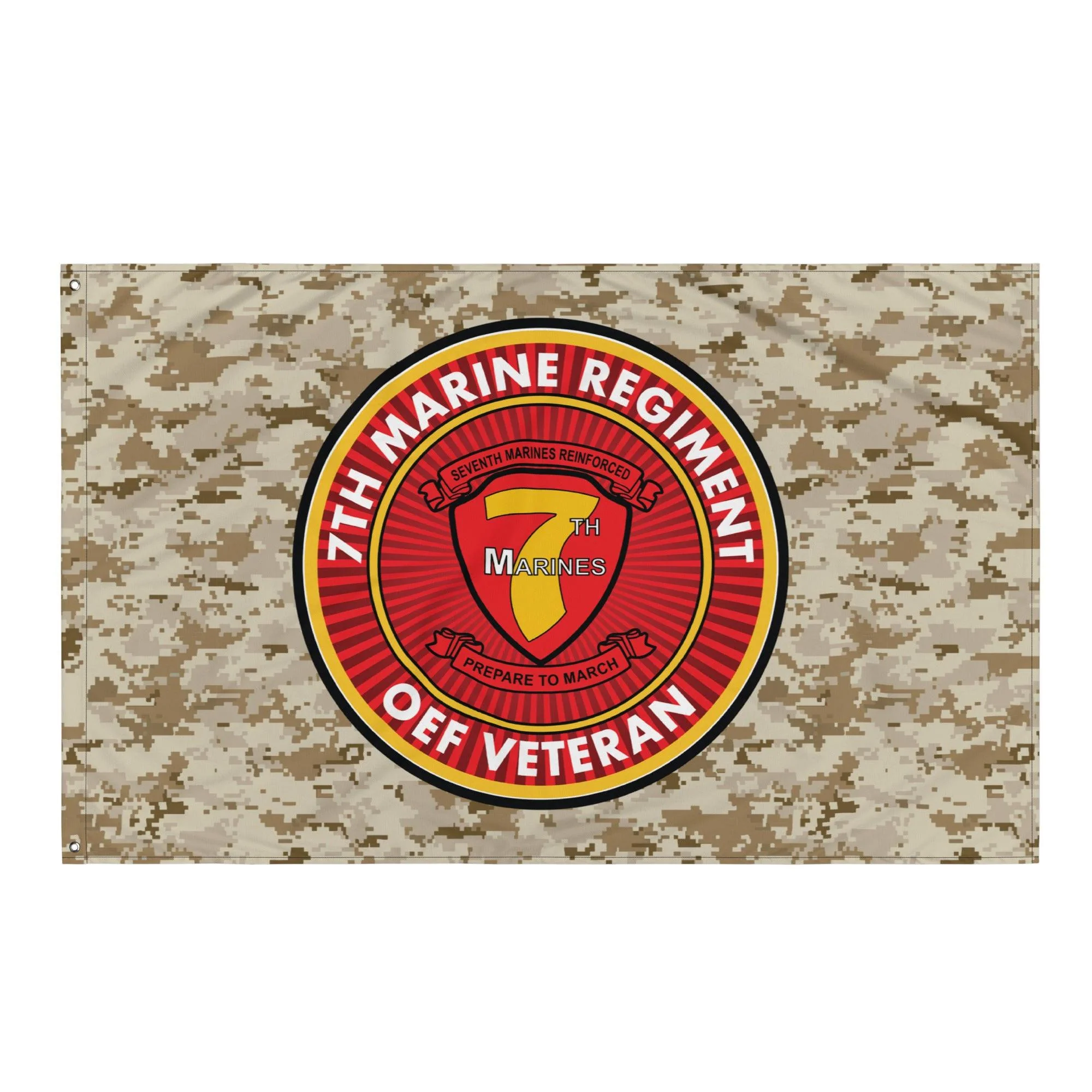 7th Marine Regiment Enduring Freedom OEF Veteran MARPAT Flag