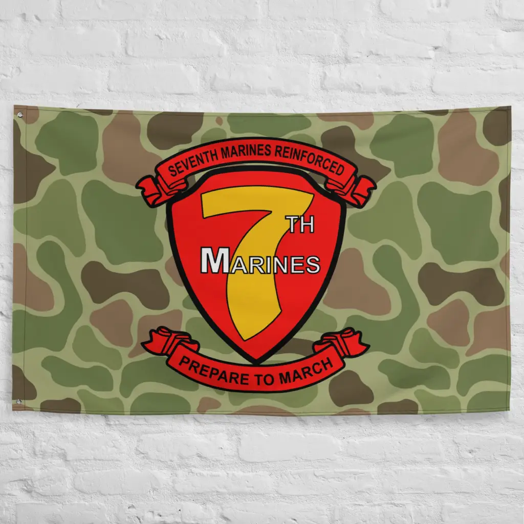 7th Marine Regiment Frogskin Camo Flag - Image 5