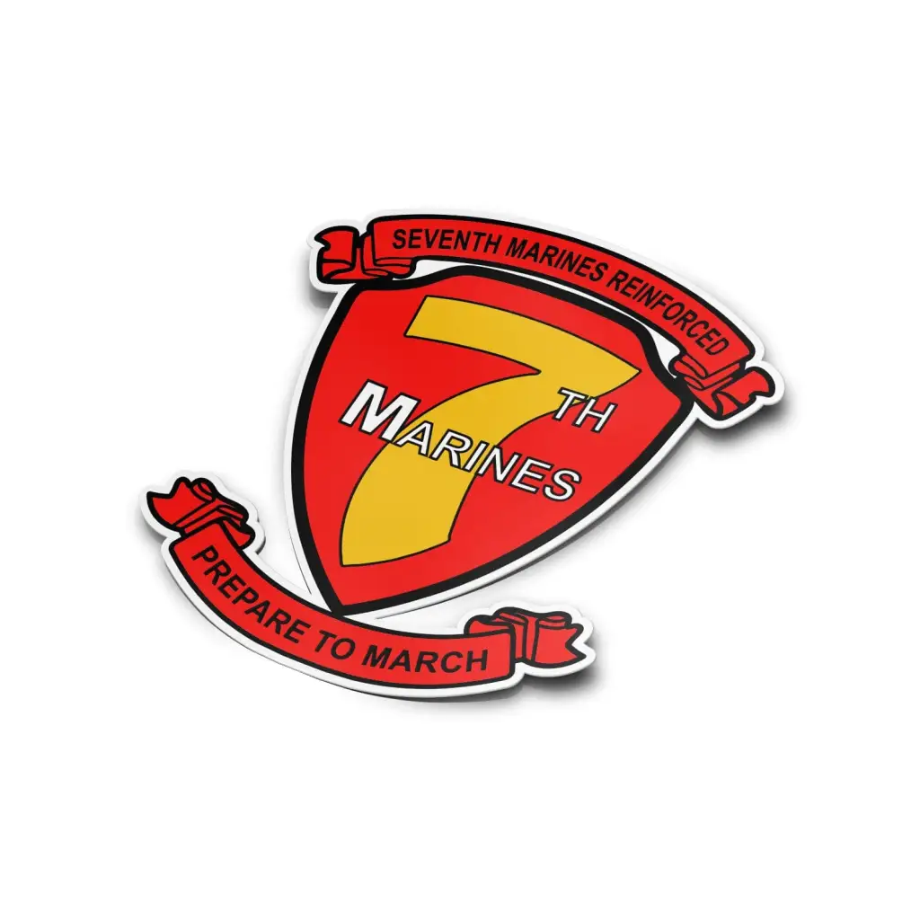 7th Marine Regiment Vinyl Sticker Decal