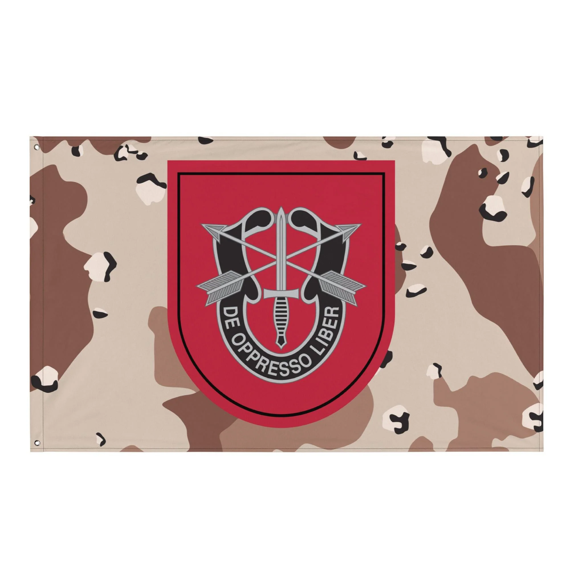 7th SFG (A) Chocolate Chip Camo Flag