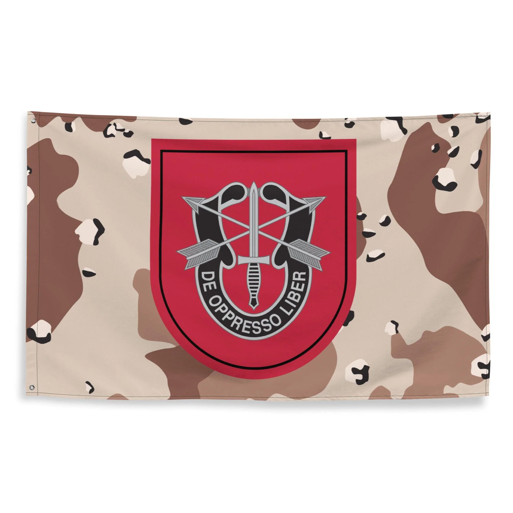 7th SFG (A) Chocolate Chip Camo Flag - Image 3
