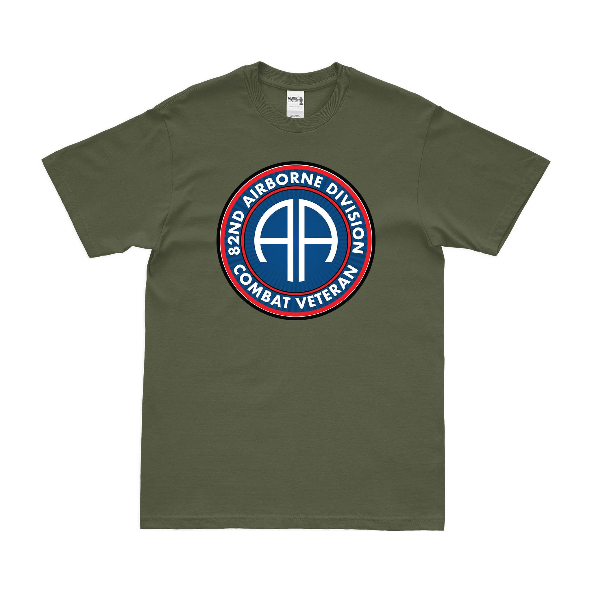 82nd Airborne Division Combat Veteran T-Shirt - Image 2
