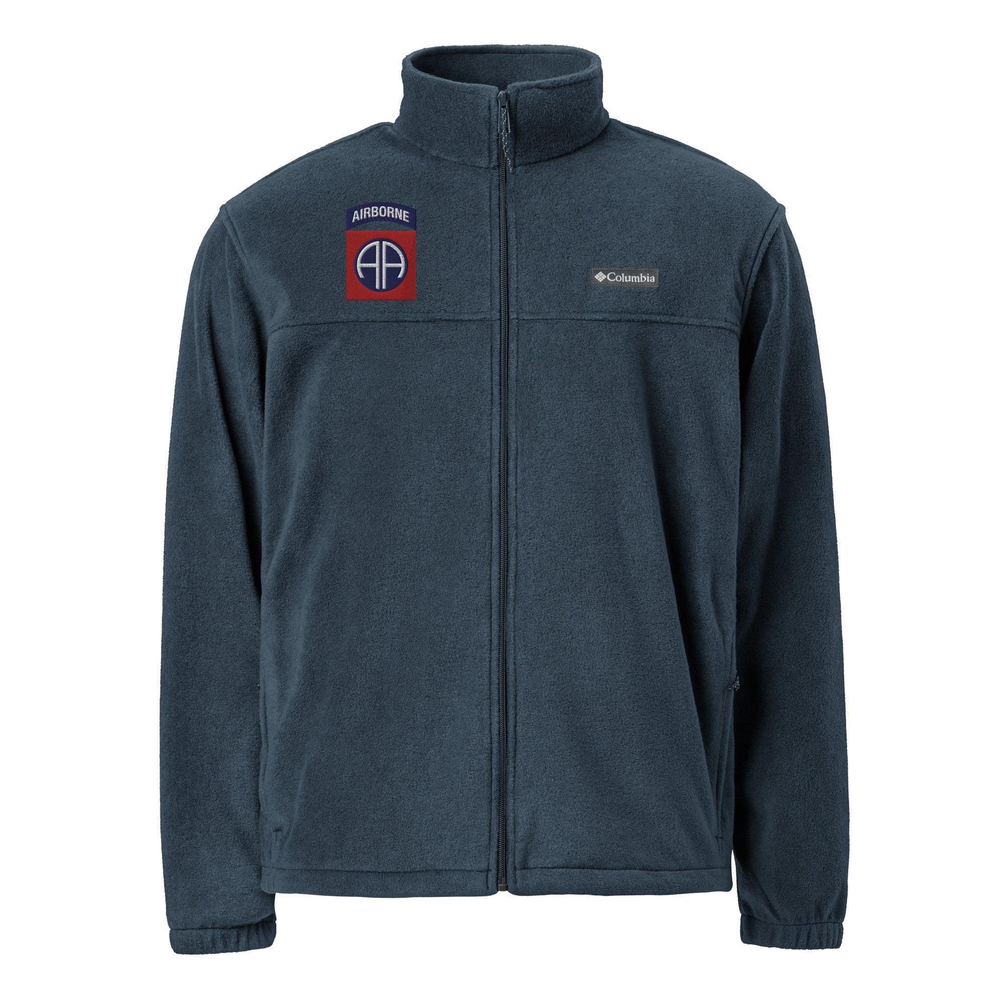 82nd Airborne Division Embroidered Columbia® Unisex Fleece Jacket - Image 2