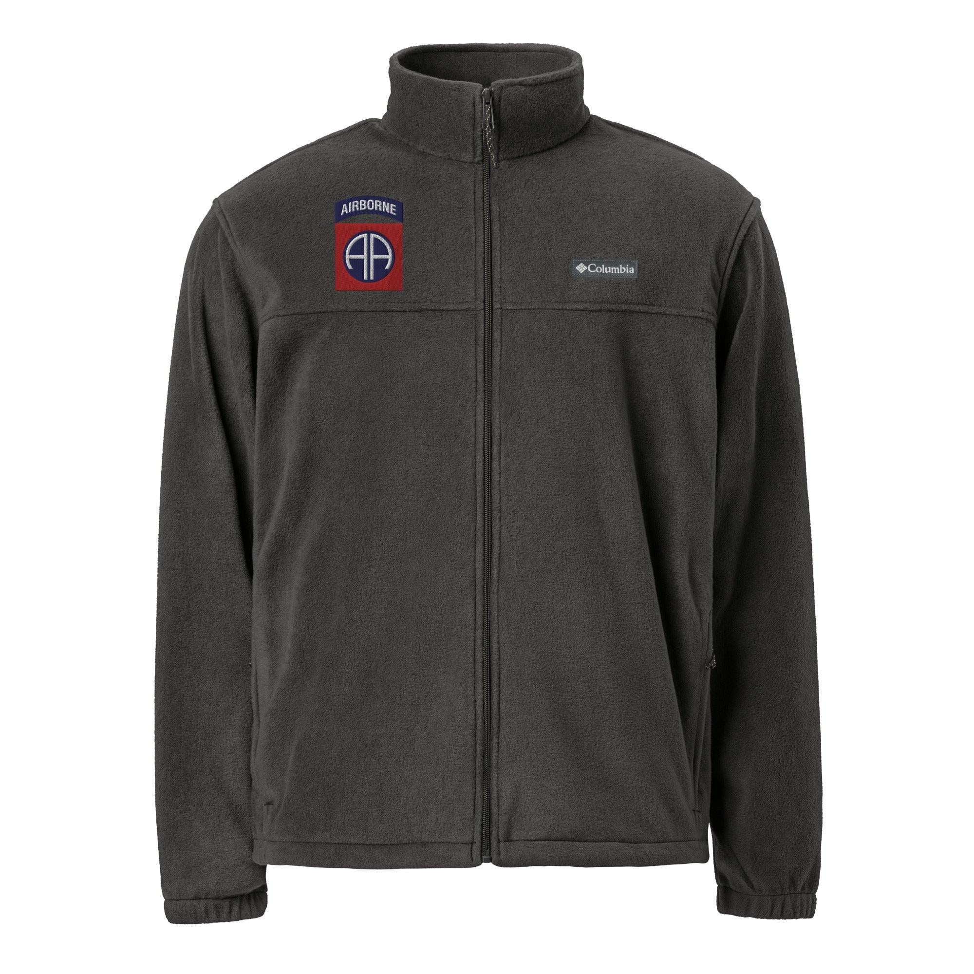 82nd Airborne Division Embroidered Columbia® Unisex Fleece Jacket - Image 3