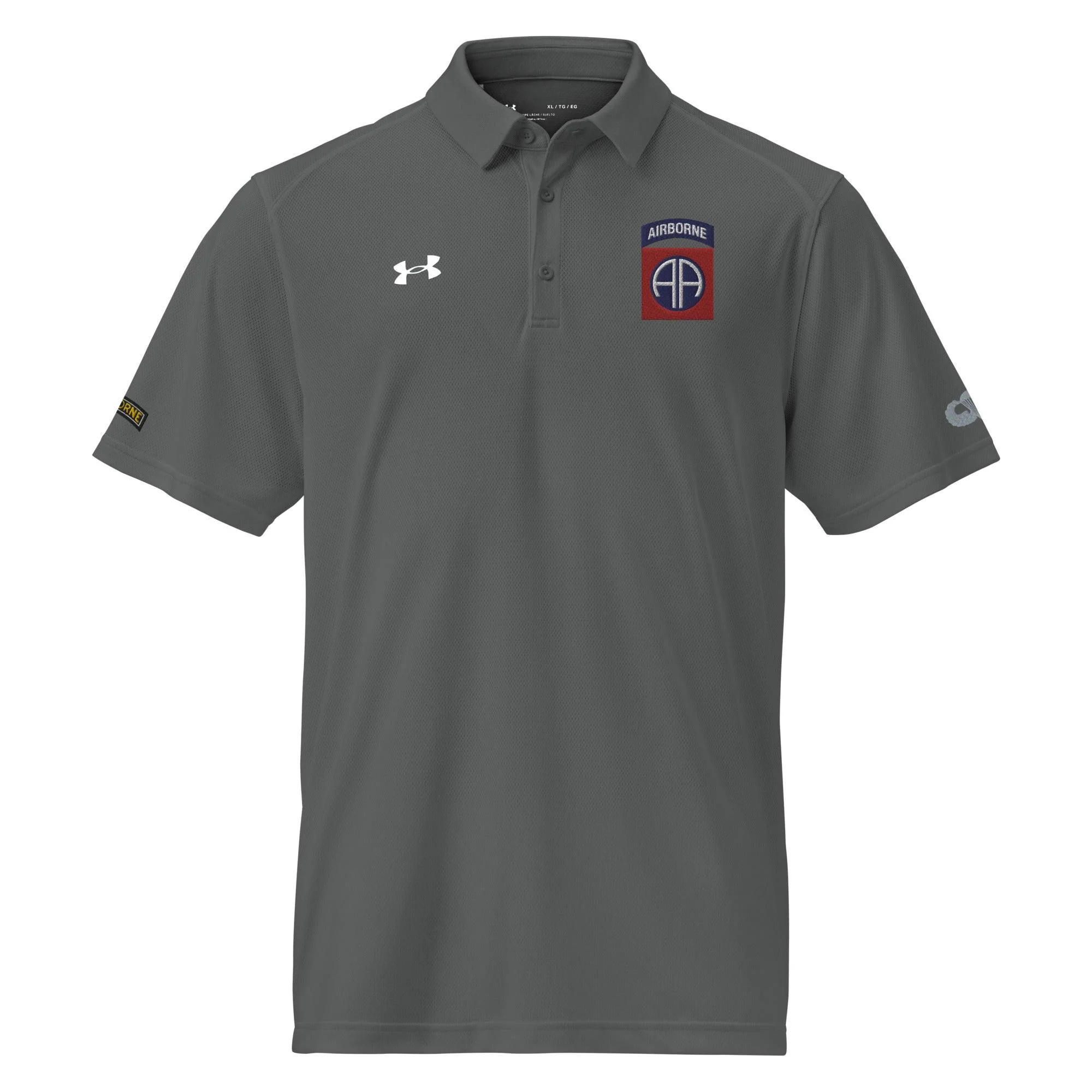 82nd Airborne Division Embroidered Under Armour® Men's Polo - Image 9