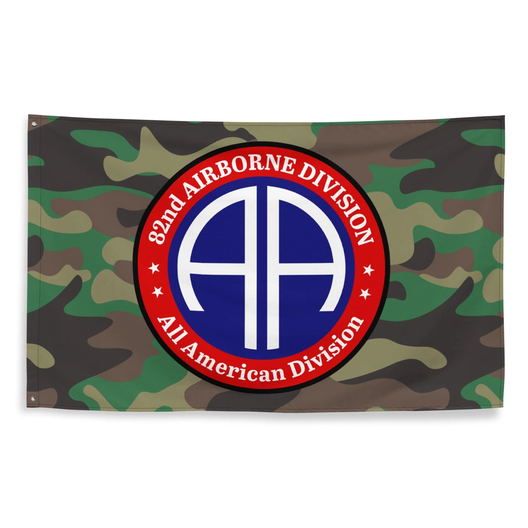 82nd Airborne Division M81 Woodland Camo Flag - Image 3