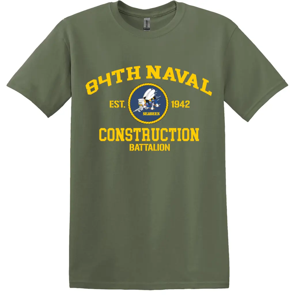 84th Naval Construction Battalion (84th NCB) T-Shirt - Image 2