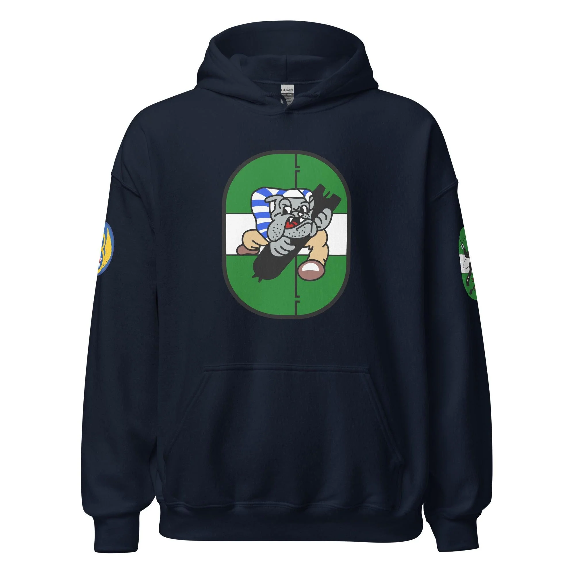 852nd Bomb Squadron 491st Bomb Group WW2 Unisex Hoodie - Image 4