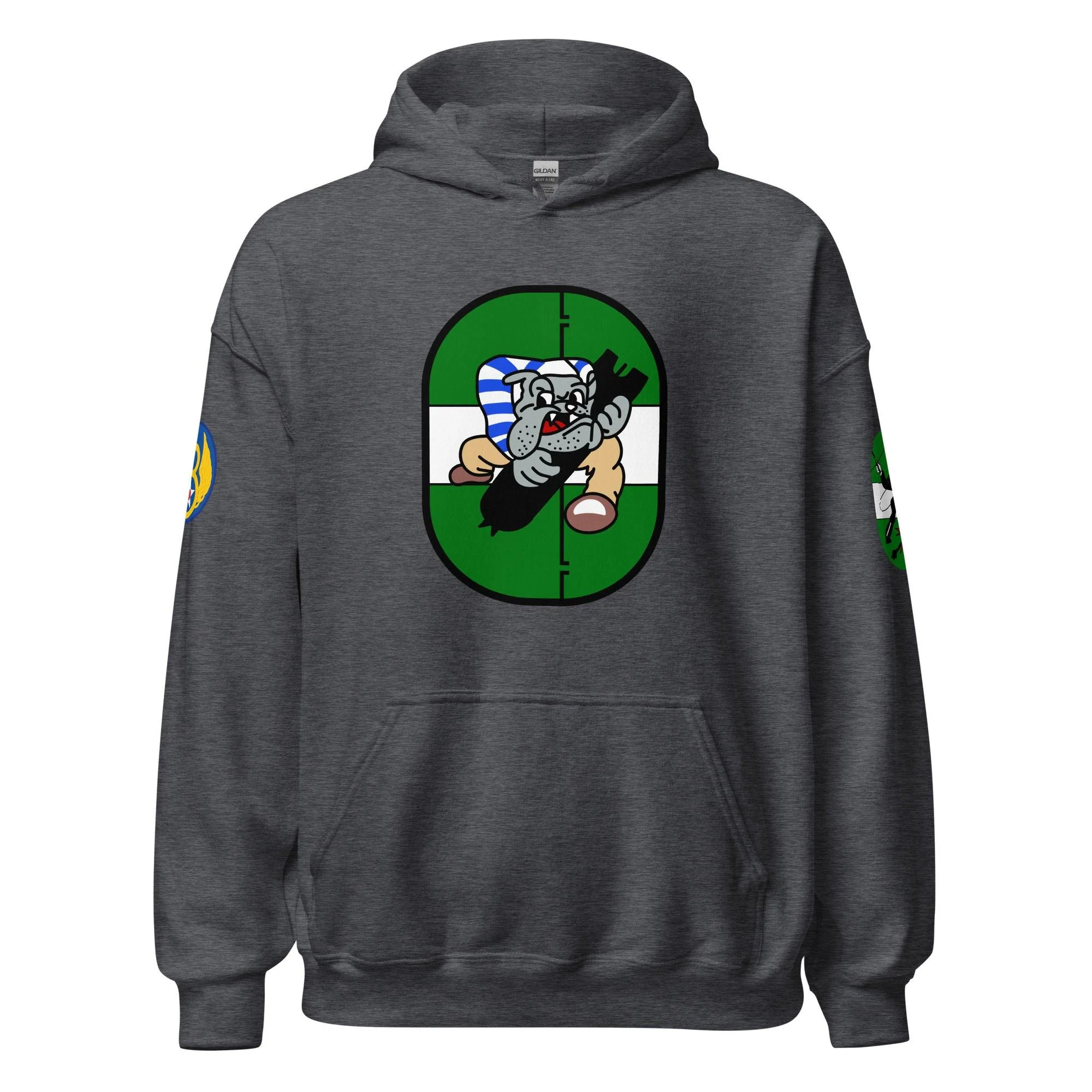 852nd Bomb Squadron 491st Bomb Group WW2 Unisex Hoodie - Image 7